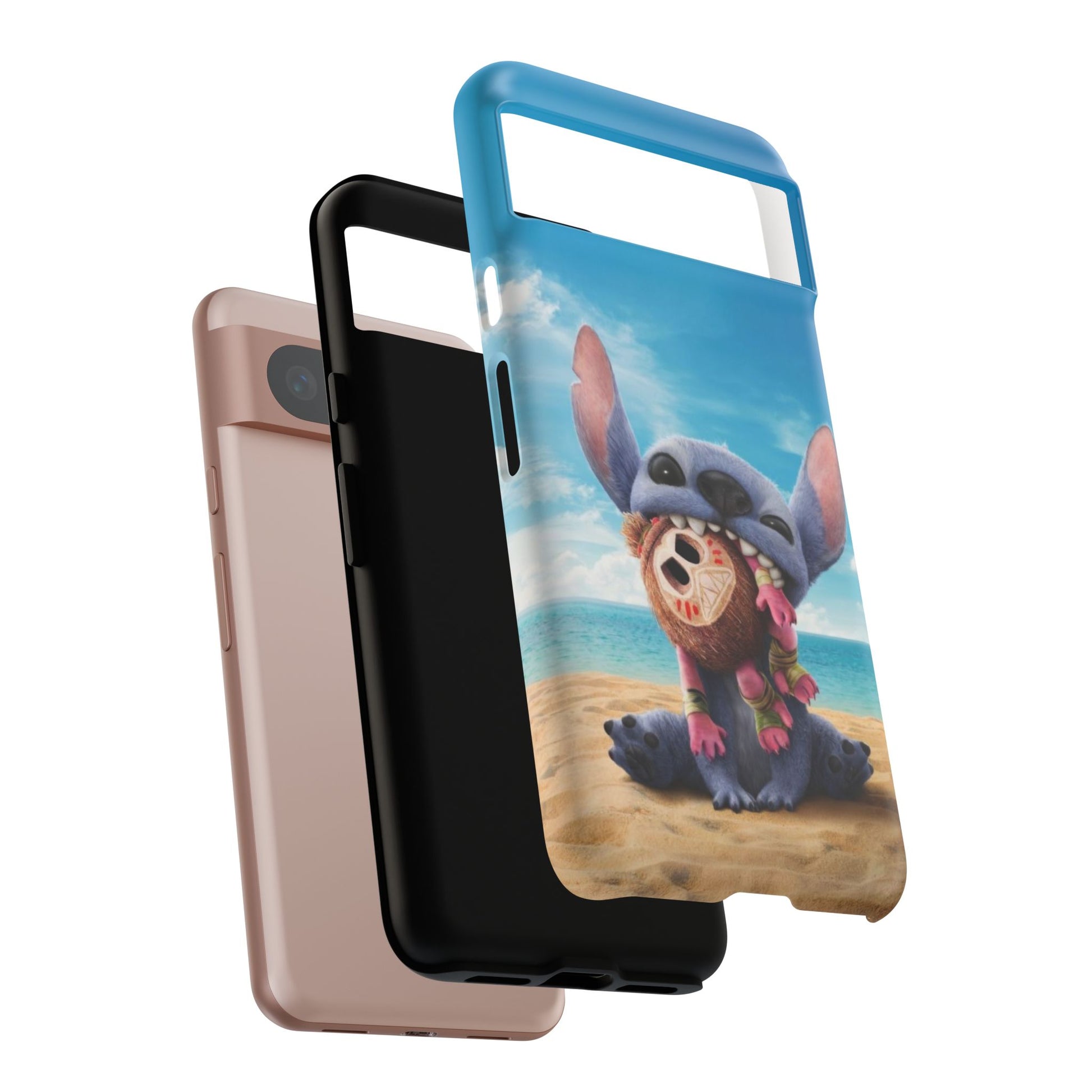 Stitch Beach Sunset Landscape Phone Case for iPhone, Samsung Galaxy, & Pixel Phones