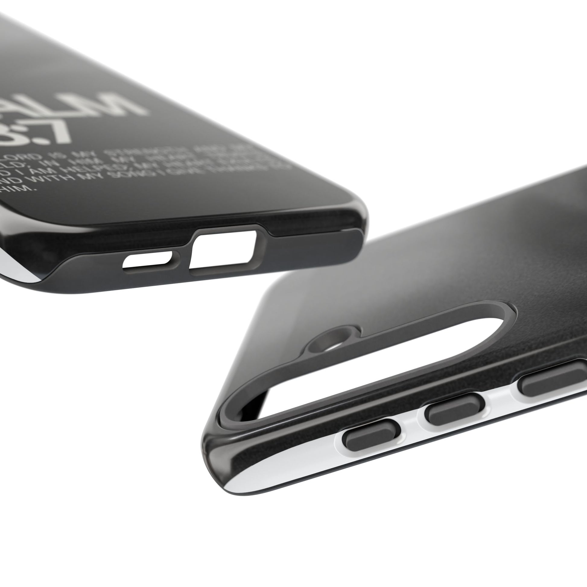 Christian Themed Psalms 28:7 Phone Case, Tough Cases for iPhones, Samsung, and Pixel