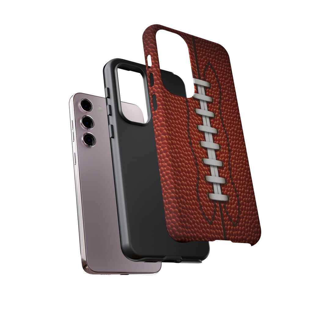 Football Pigskin Print Tough Cases for iPhones, Samsung, and Pixel