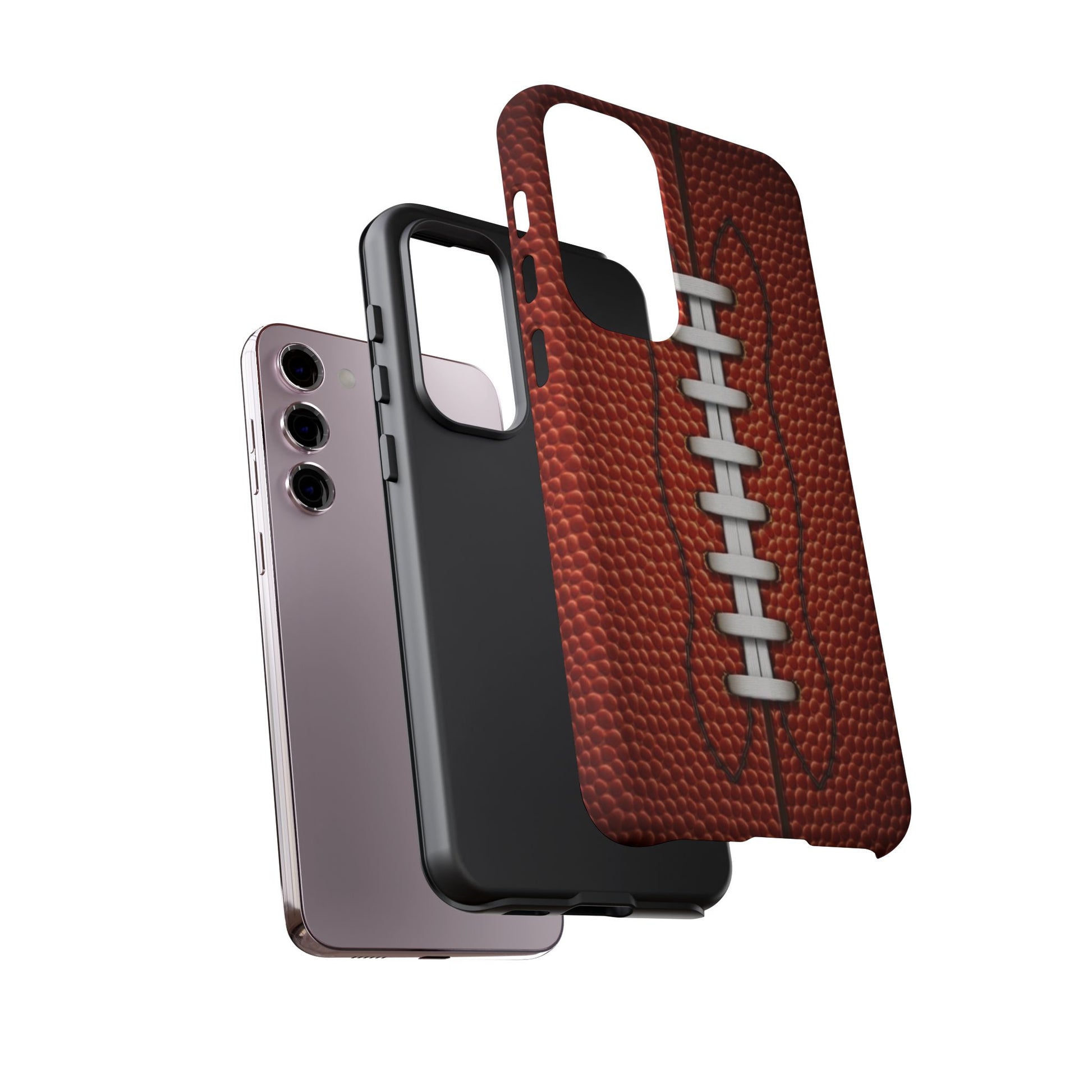 Football Pigskin Print Tough Cases for iPhones, Samsung, and Pixel