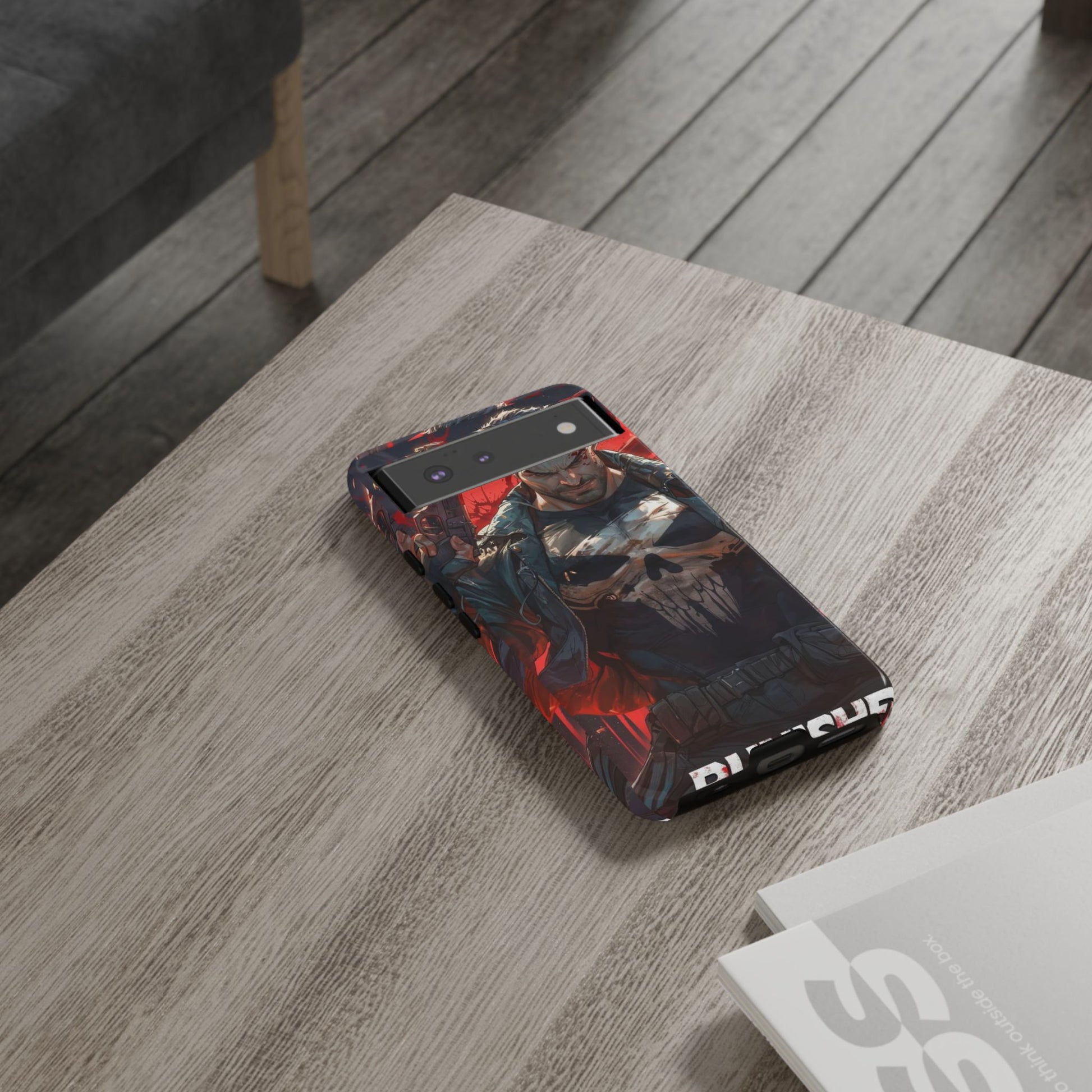 Punisher Tough Cases for iPhones, Samsung, and Pixel