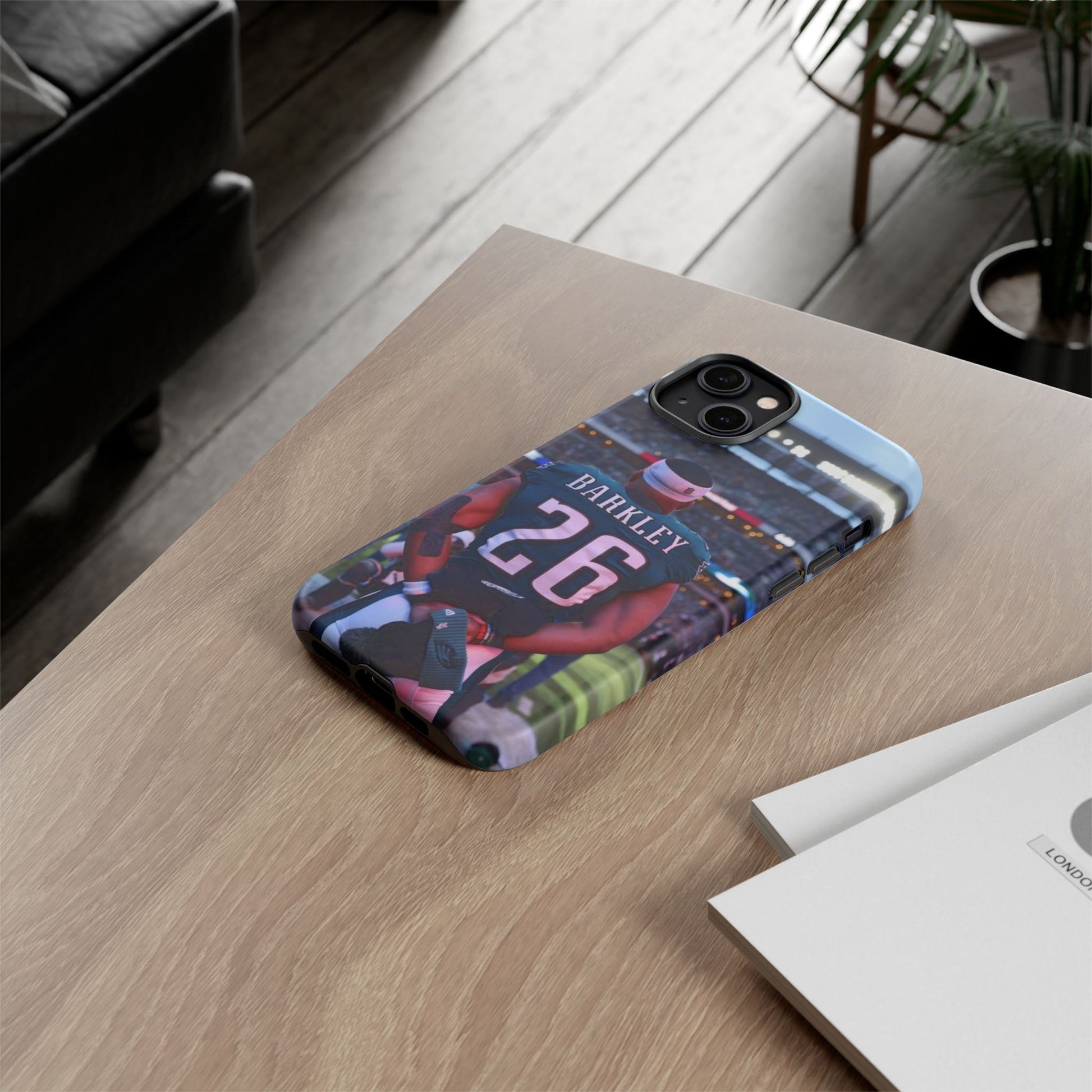 Eagles Football Saquon Barkley Tough Cases for iPhones, Samsung, and Pixel
