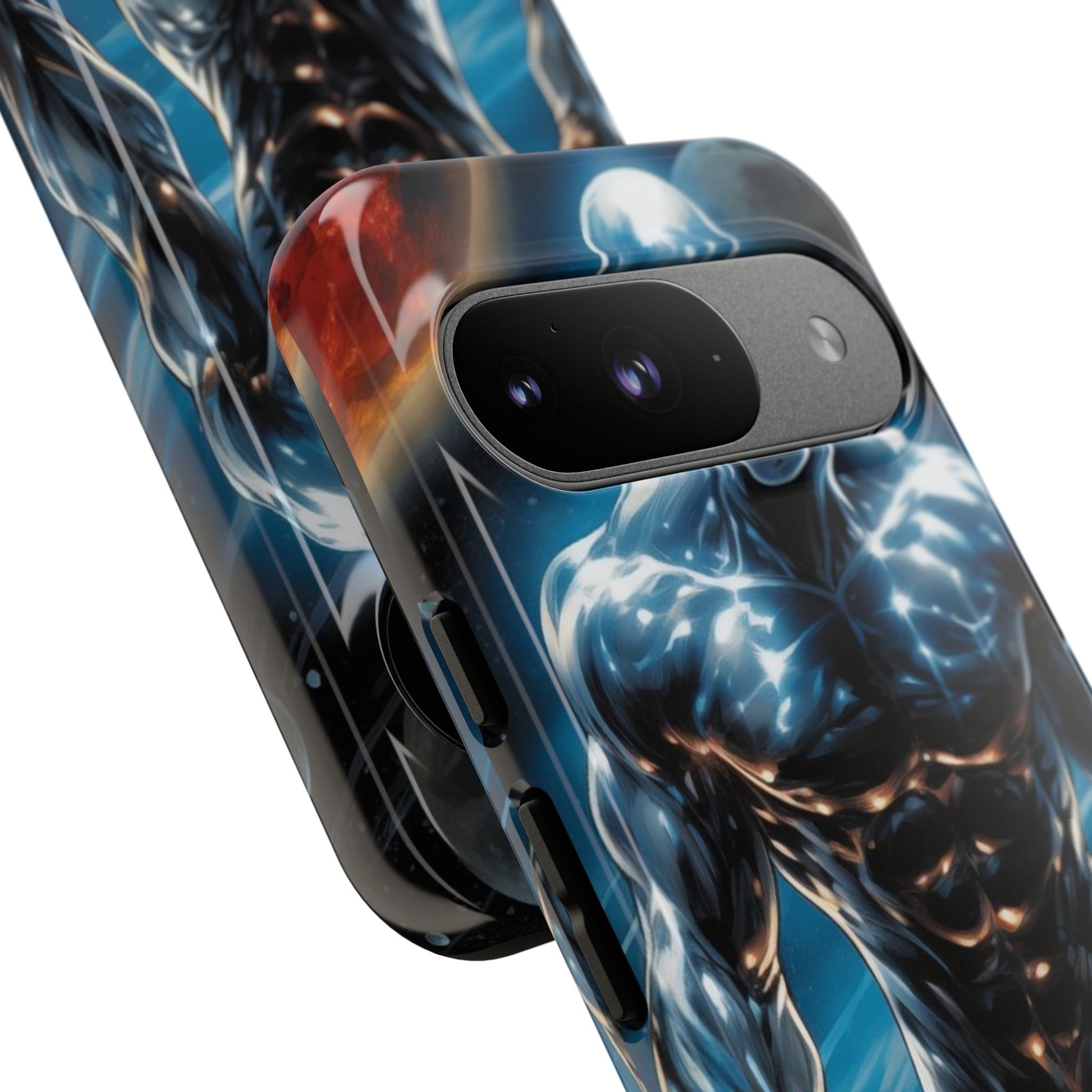 The Silver Surfer Comic Art Phone Case, Tough Cases for iPhones, Samsung, and Pixel