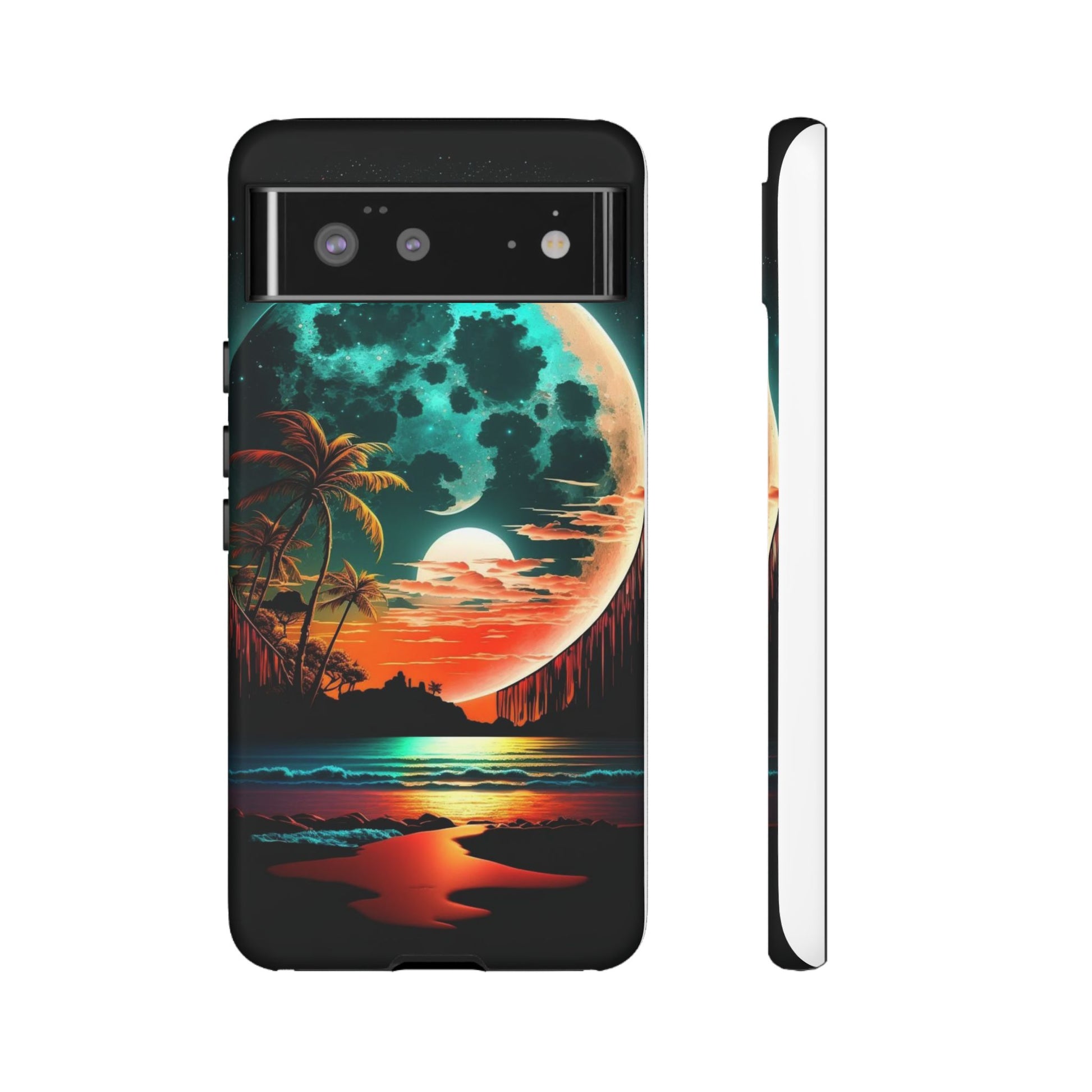 Fantasy Beach Sunset Landscape Phone Case for iPhone, Samsung Galaxy, & Pixel Phones