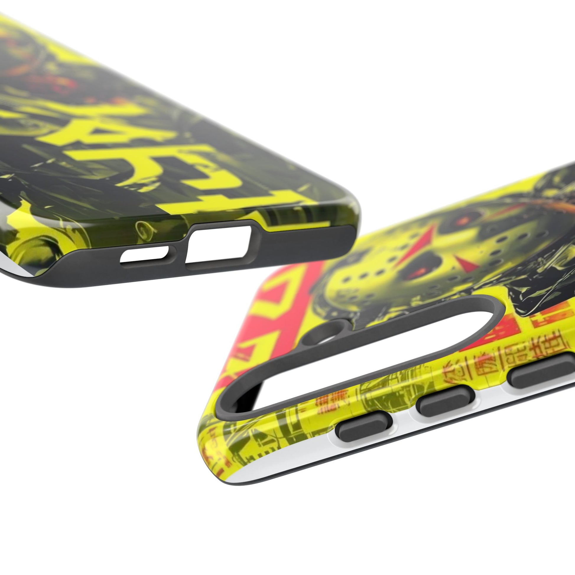 Cyberpunk X Jason Voorhees Tough Cases for iPhones, Samsung, and Pixel