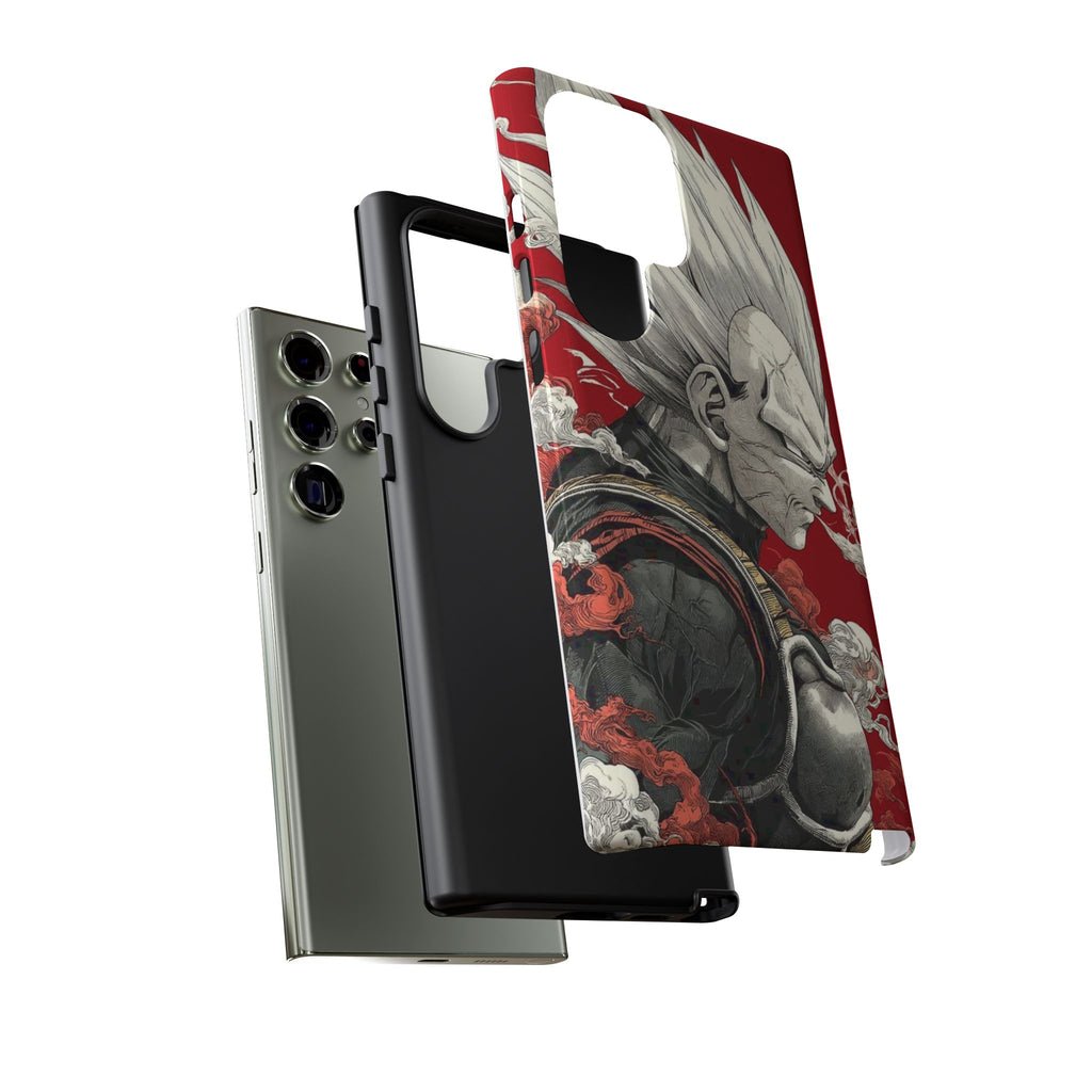 Dragon Ball Z Vegeta Anime Tough Cases for iPhones, Samsung, and Pixel