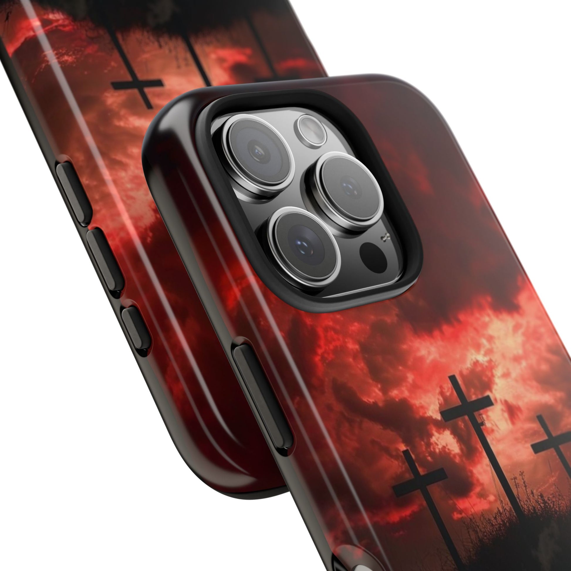 Crosses at Golgotha Christian Cases for iPhones & Samsung Phones