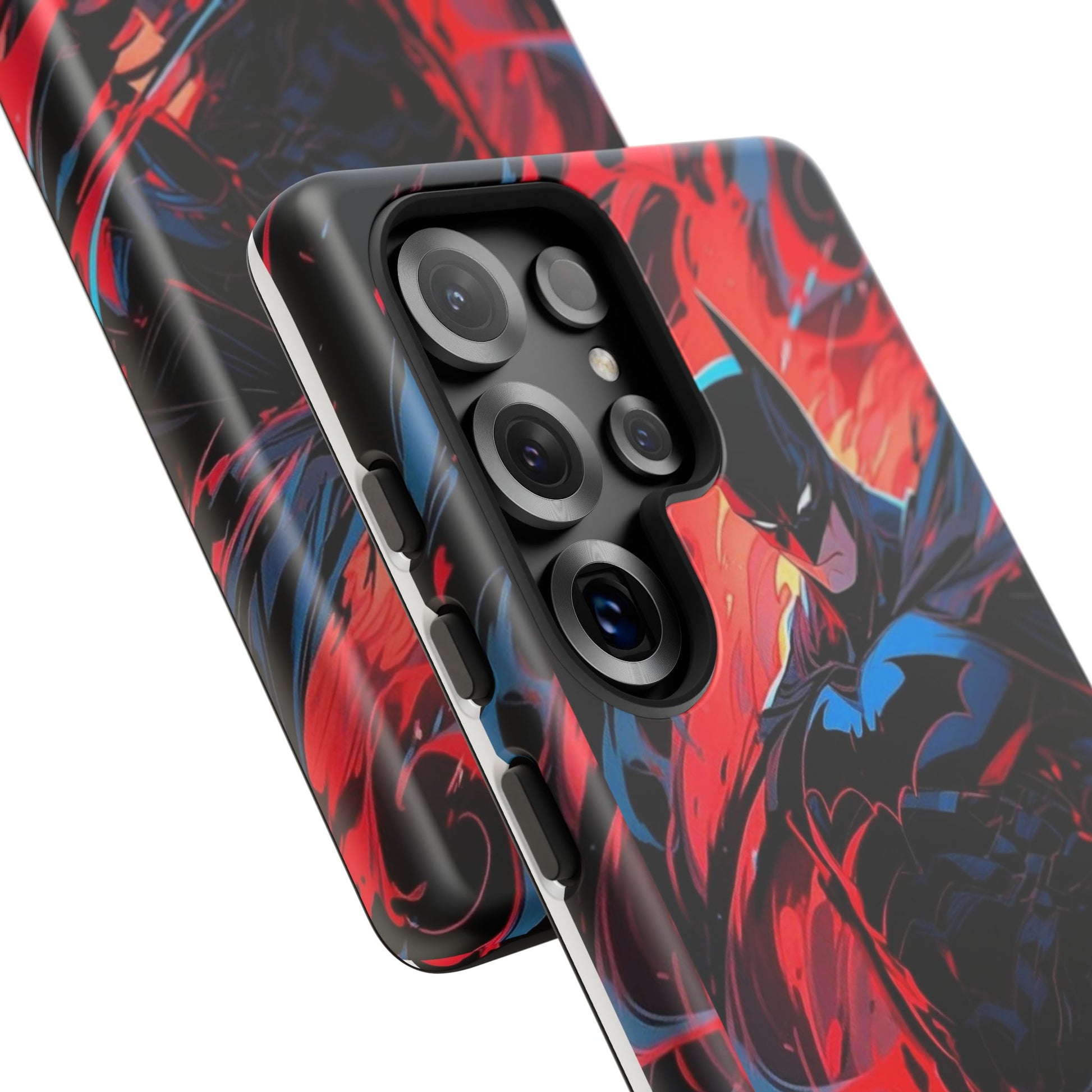 The Dark Knight Batman Art Tough Cases for iPhones, Samsung, and Pixel