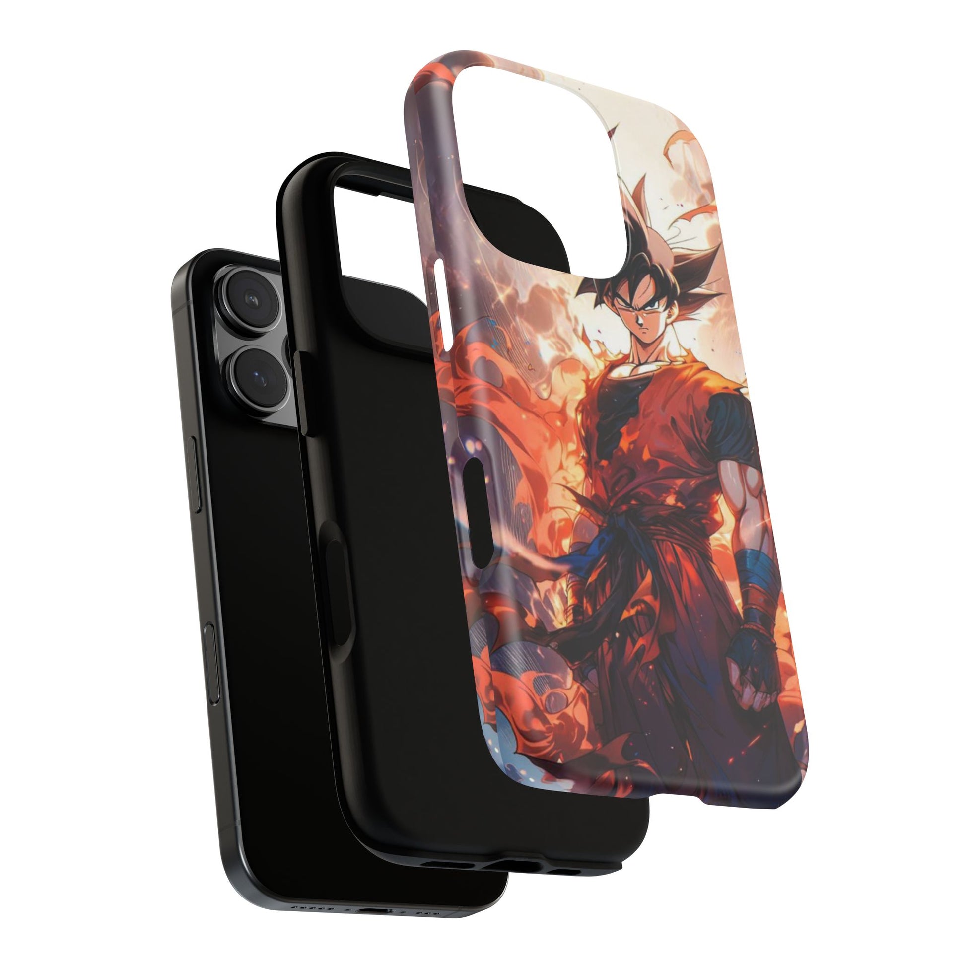 Anime Manga Dragon Ball Z Goku Tough Cases for iPhones, Samsung, and Pixel