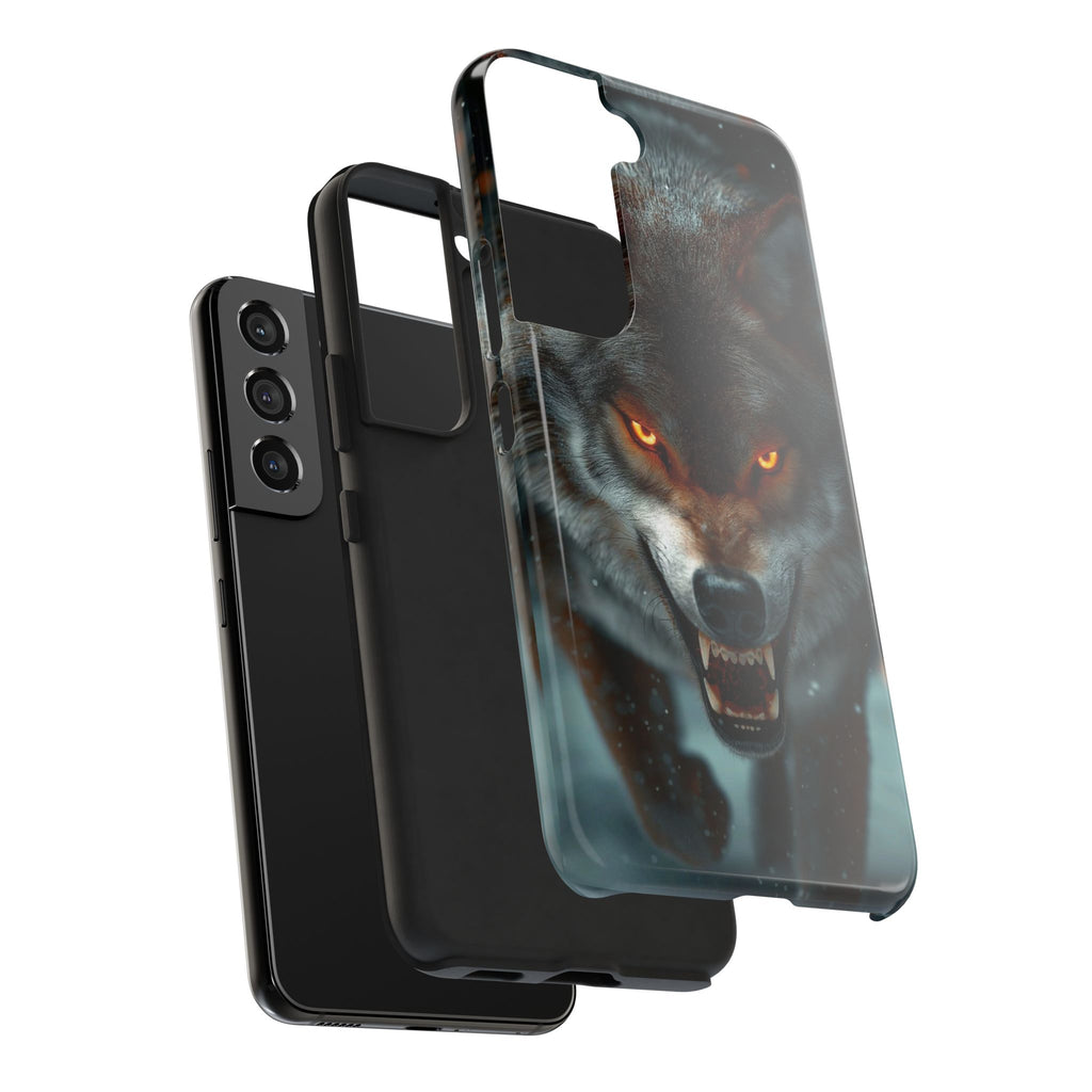 Alpha Male Wolf Themed Tough Phone Cases for Iphones & Samsung Phones