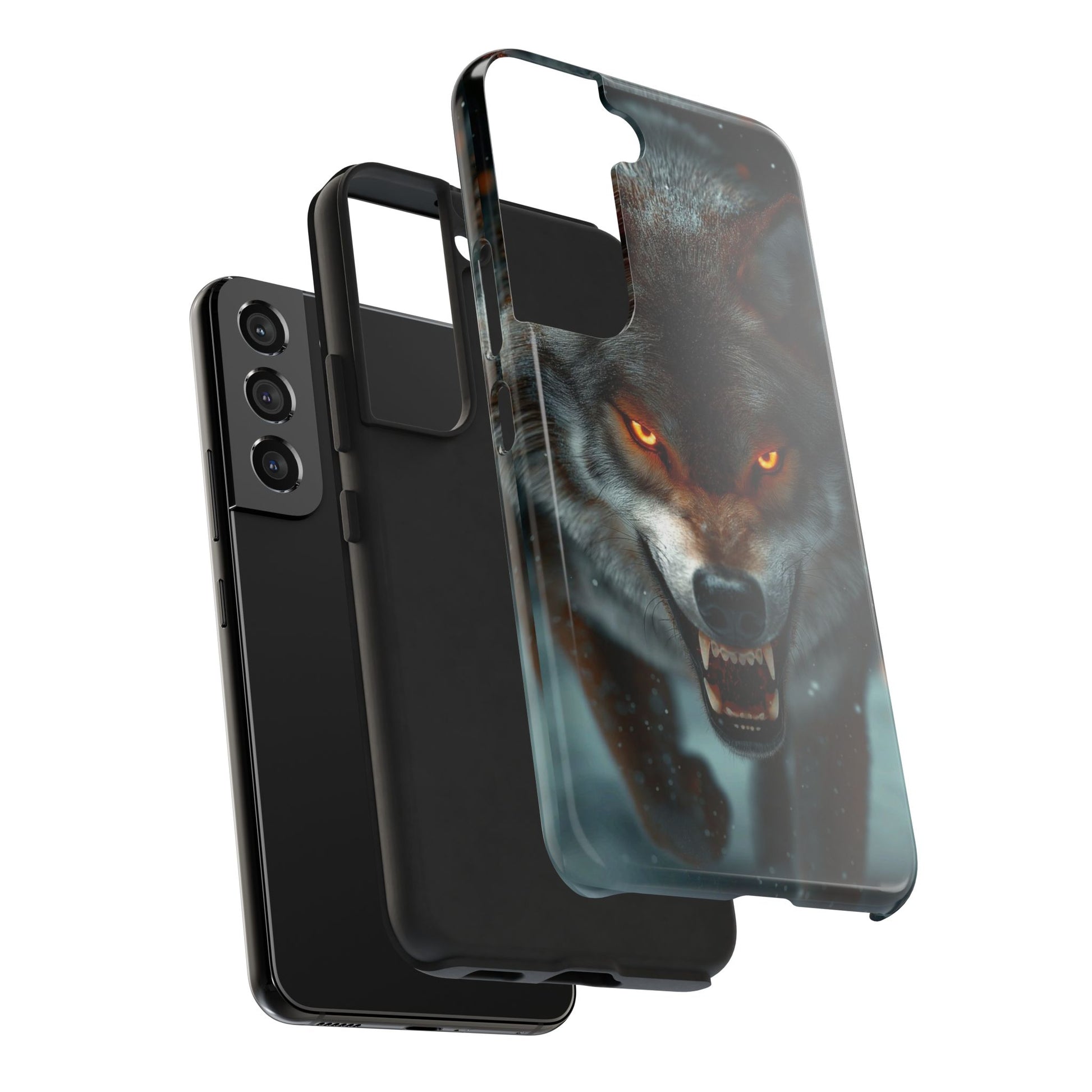 Alpha Male Wolf Themed Tough Phone Cases for Iphones & Samsung Phones
