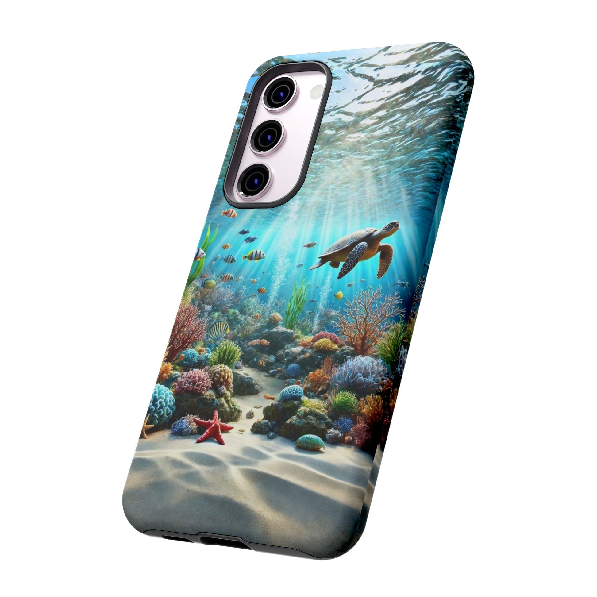 Under Sea Landscape Tough Cases for iPhones, Samsung, and Pixel