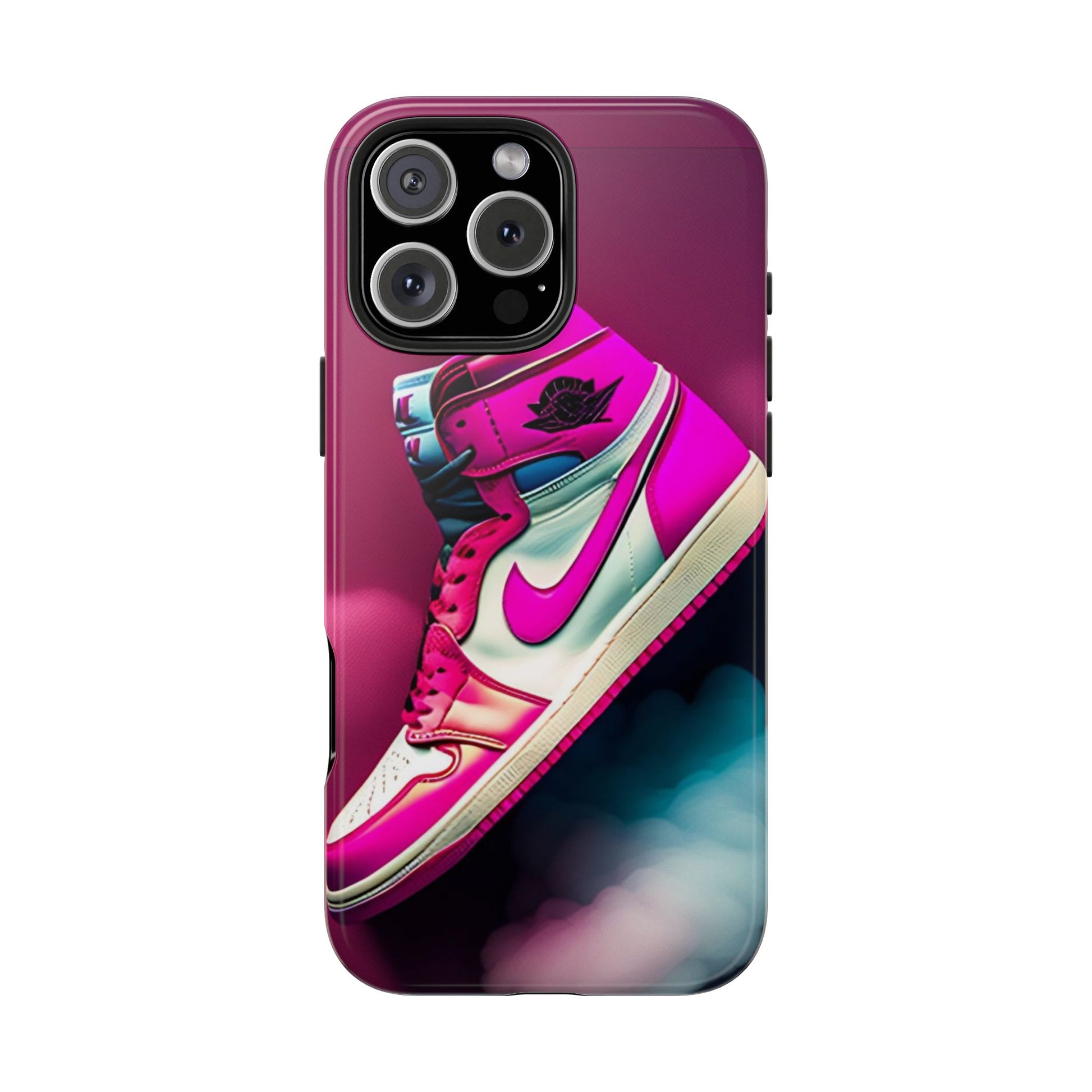 Pink Jordan Sneakers Phone Cases for iPhones & Samsung Phones