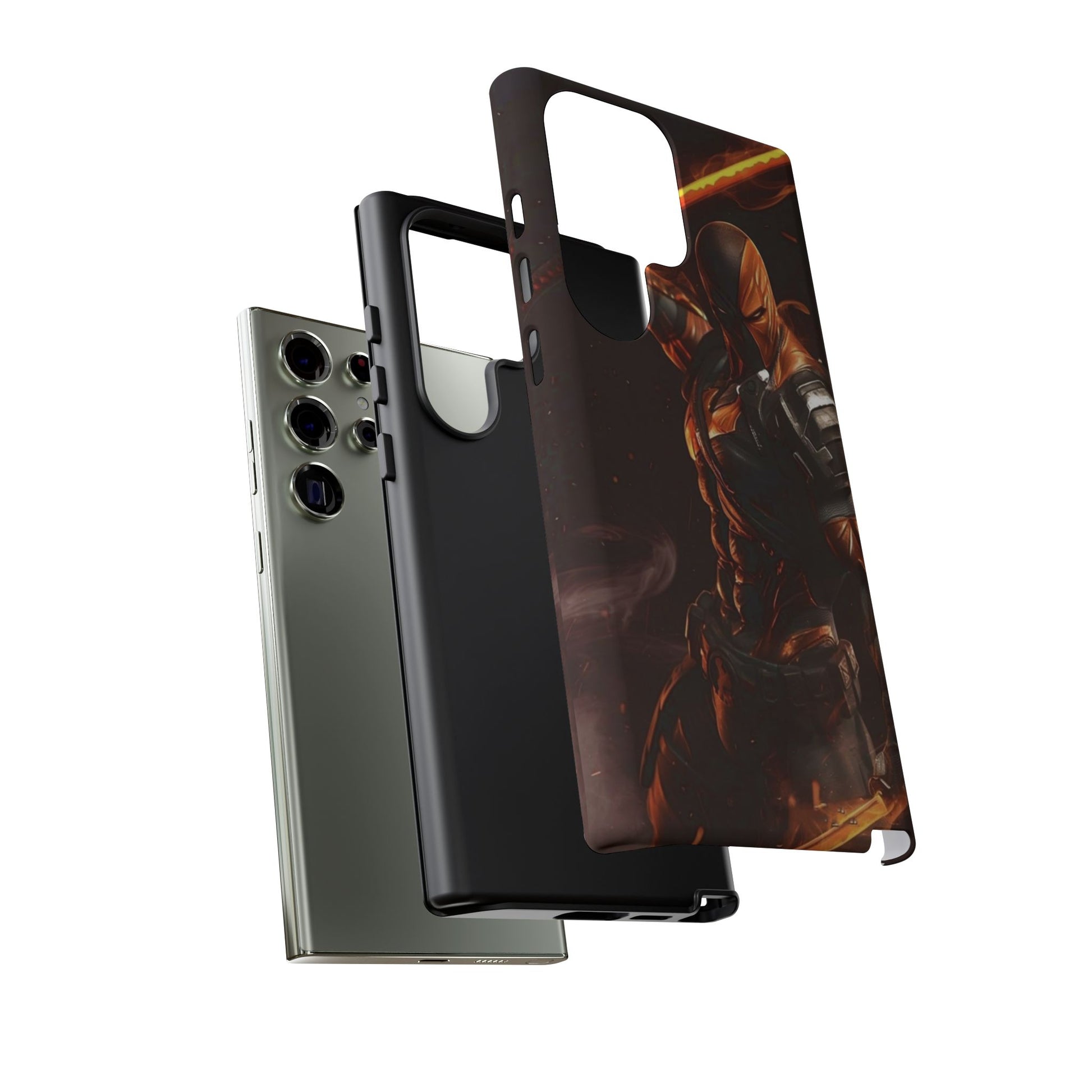 DC Comics Death Stroke Tough Cases for iPhones, Samsung, and Pixel