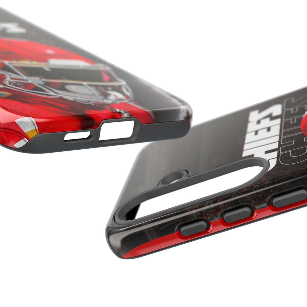 Kansas City Chiefs Football Helmet Logo Tough Cases for iPhones, Samsung, and Pixel