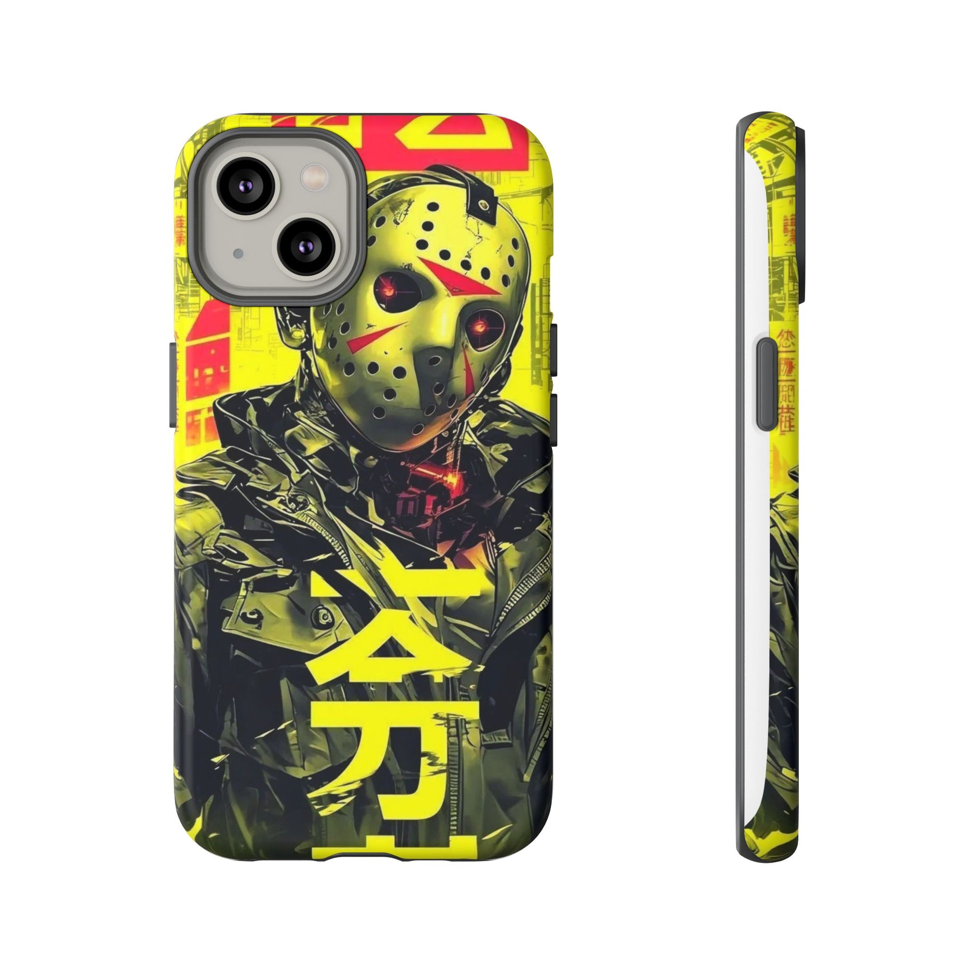Cyberpunk X Jason Voorhees Tough Cases for iPhones, Samsung, and Pixel