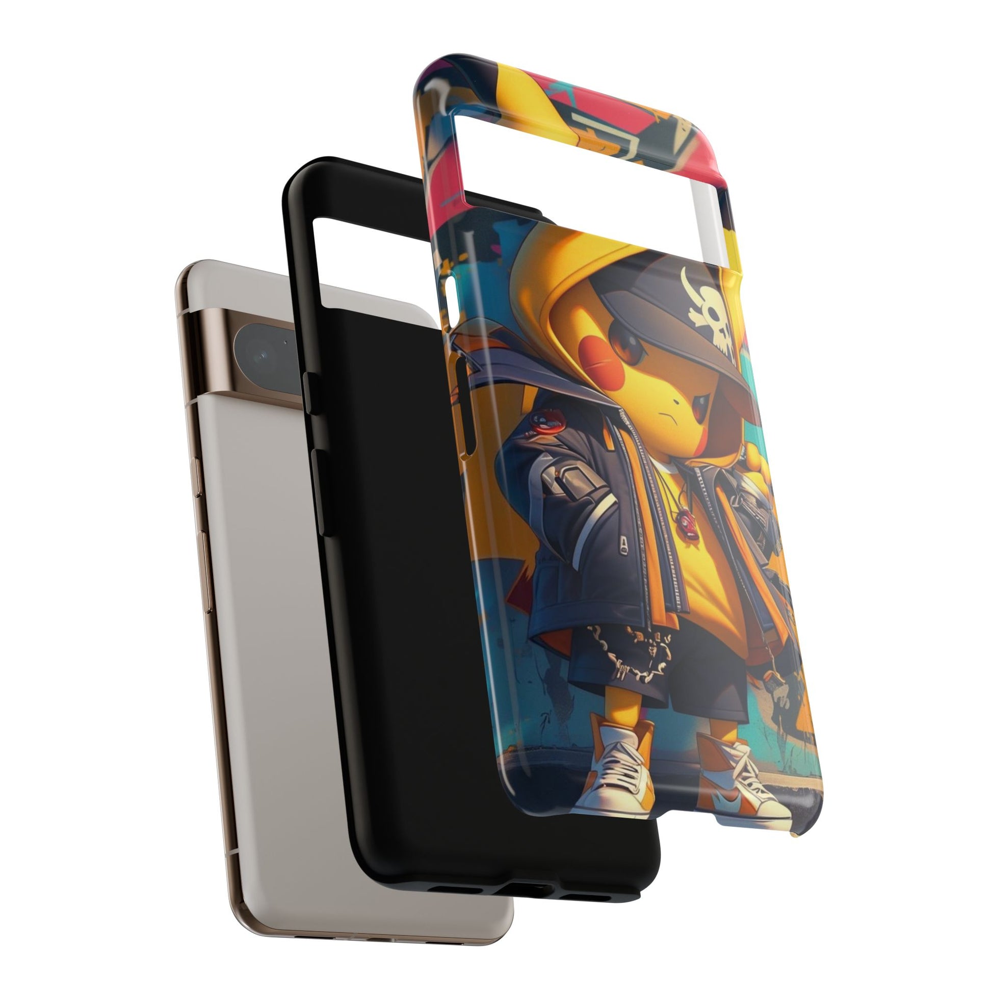 Cute Poke Bear Phone Case, Tough Cases for iPhones, Samsung, and Pixel