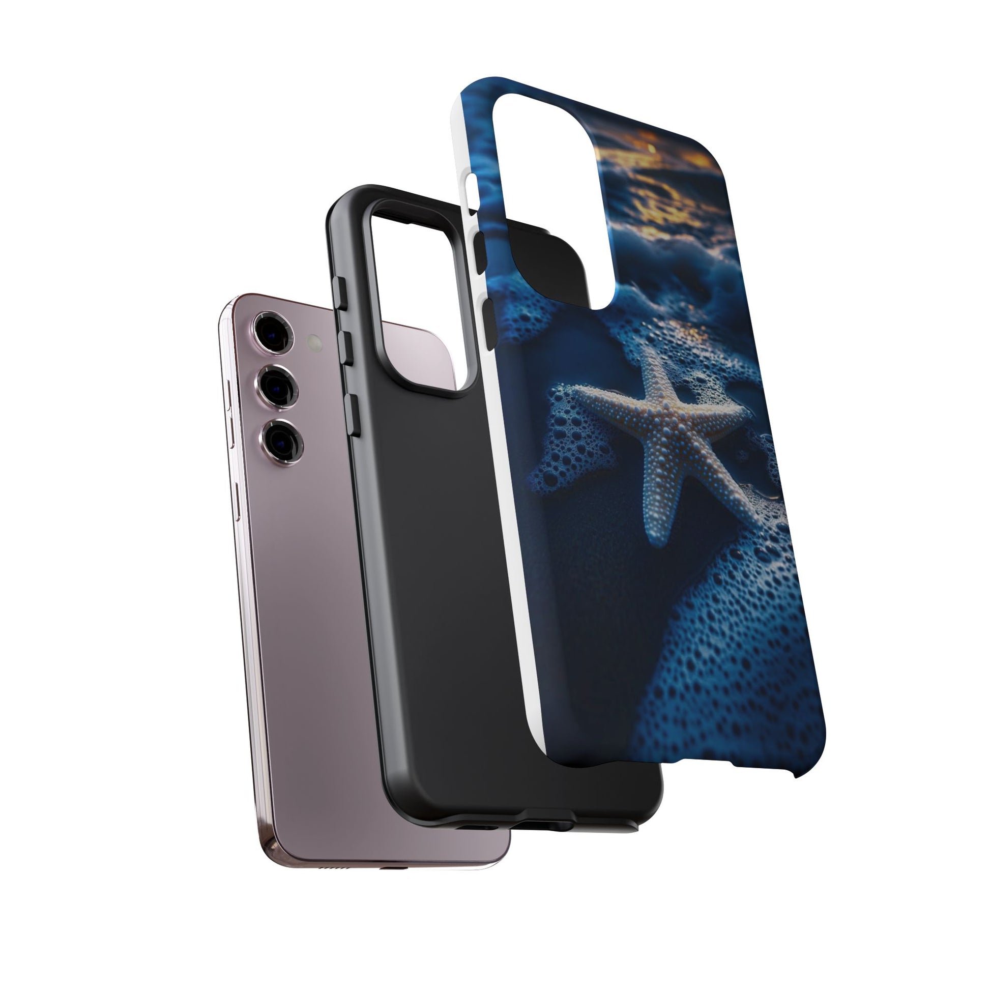 Starfish Beach Tough Cases for iPhones, Samsung, and Pixel