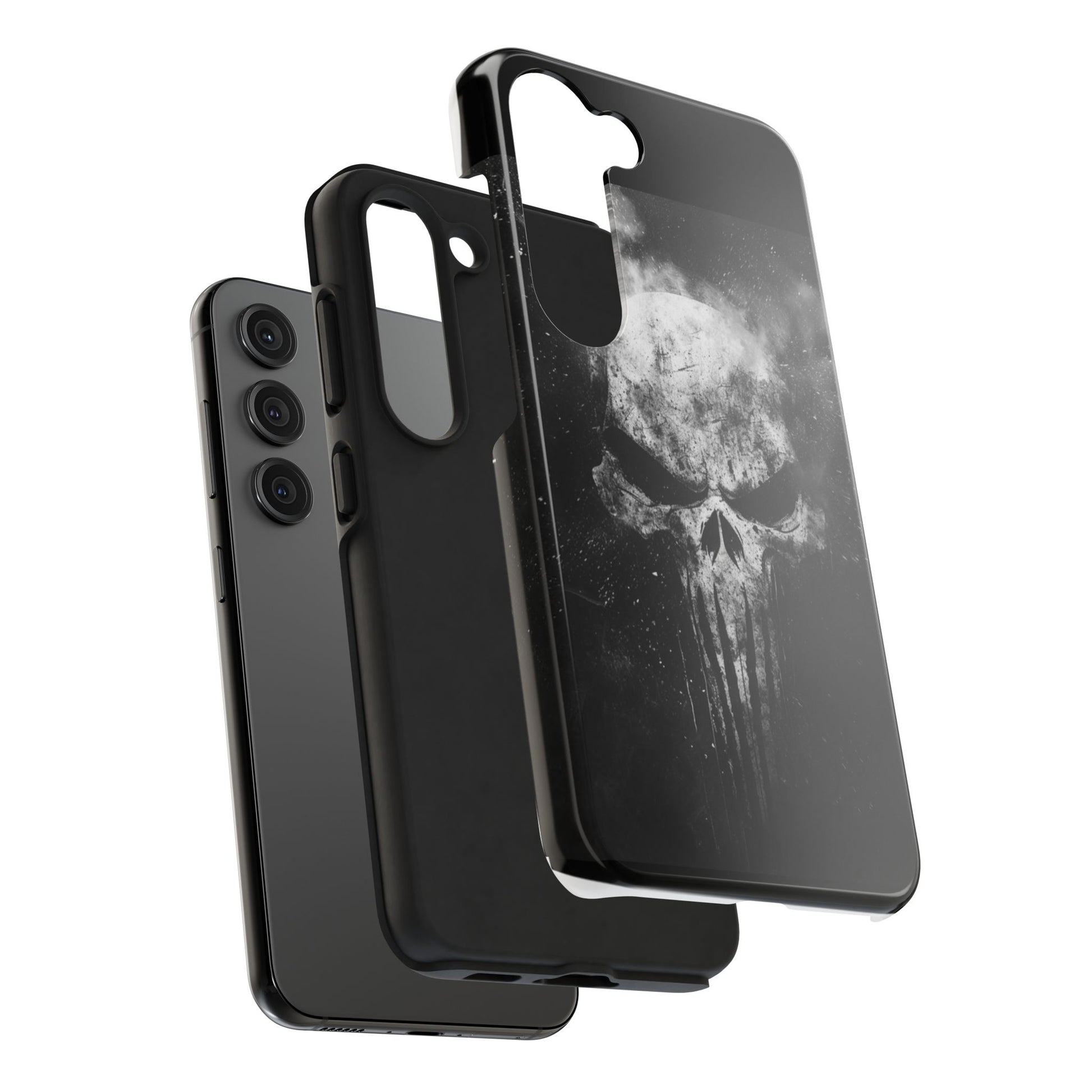 Smoking Skull Theme Phone Case for iPhone & Samsung Galaxy Phones