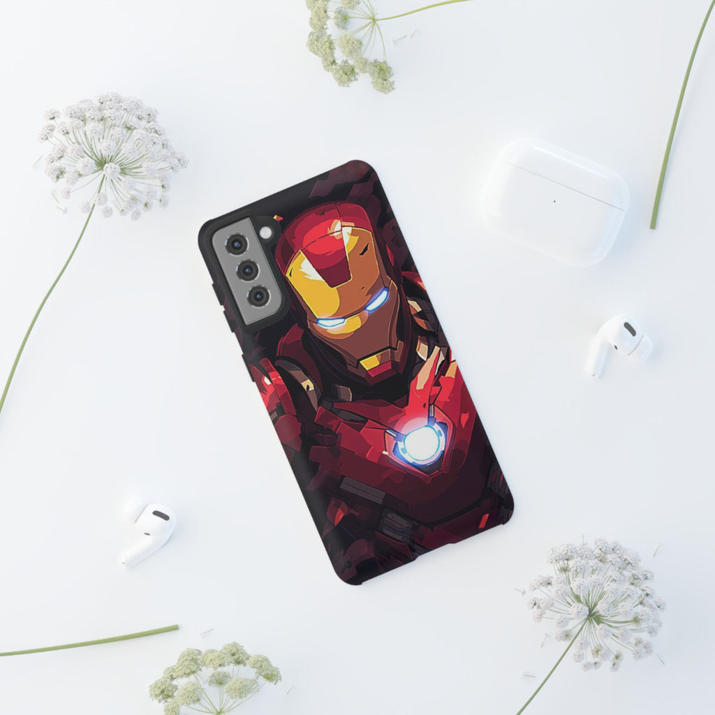 Invincible Iron Man Tough Cases for iPhones, Samsung, and Pixel