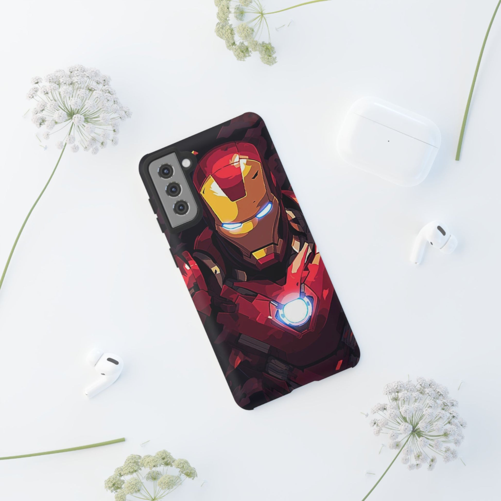 Invincible Iron Man Tough Cases for iPhones, Samsung, and Pixel