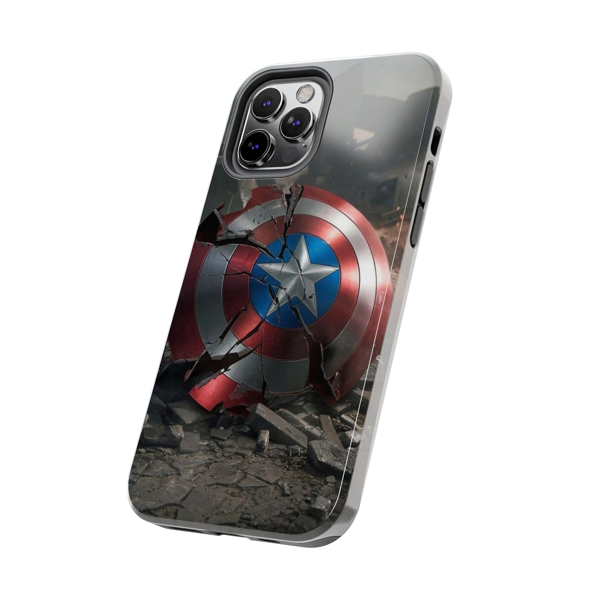 Capt. America Shield Tough Phone Cases for Iphones & Samsung Phones Durable