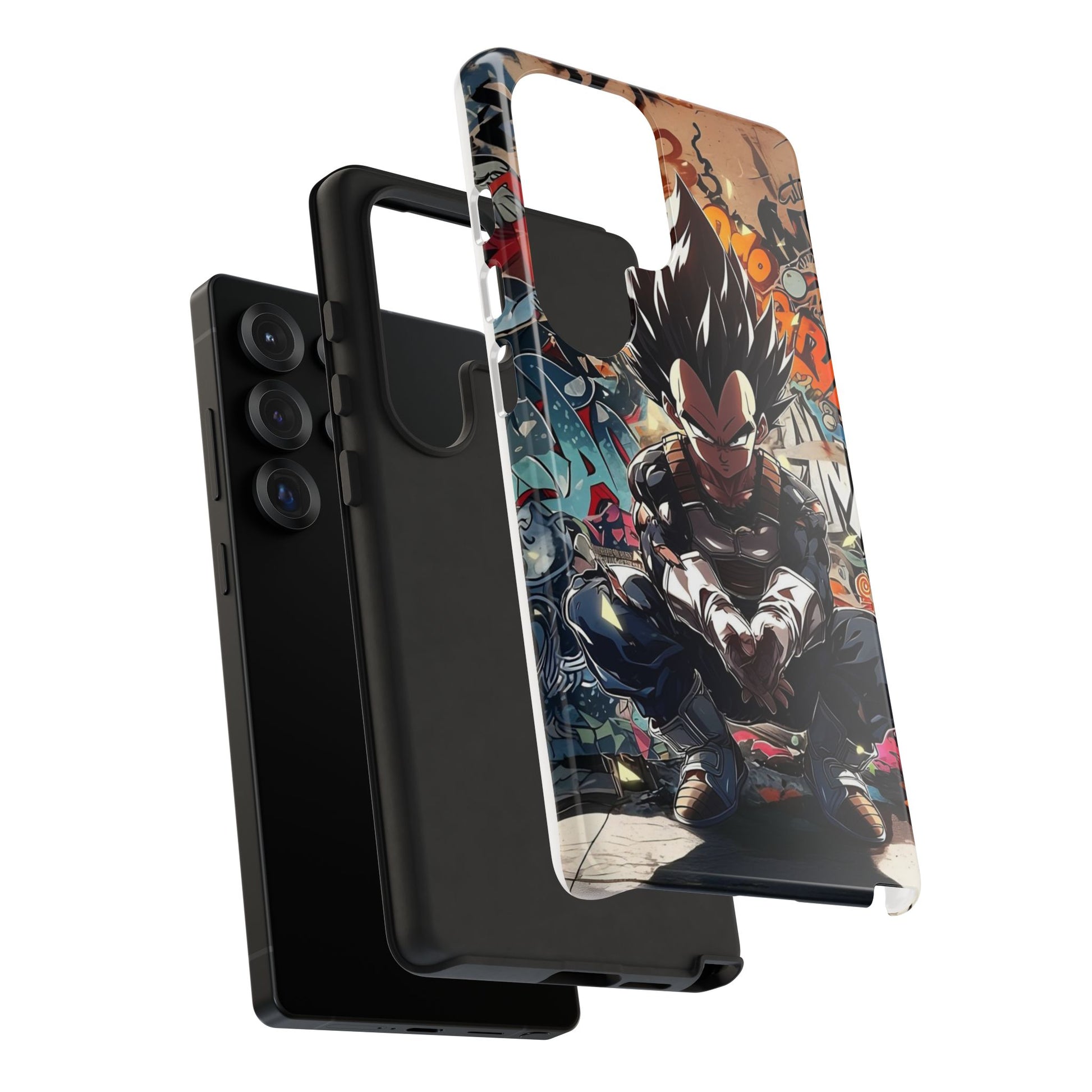 Anime Vegeta Dragon ball Z Tough Cases for iPhones, Samsung, and Pixel