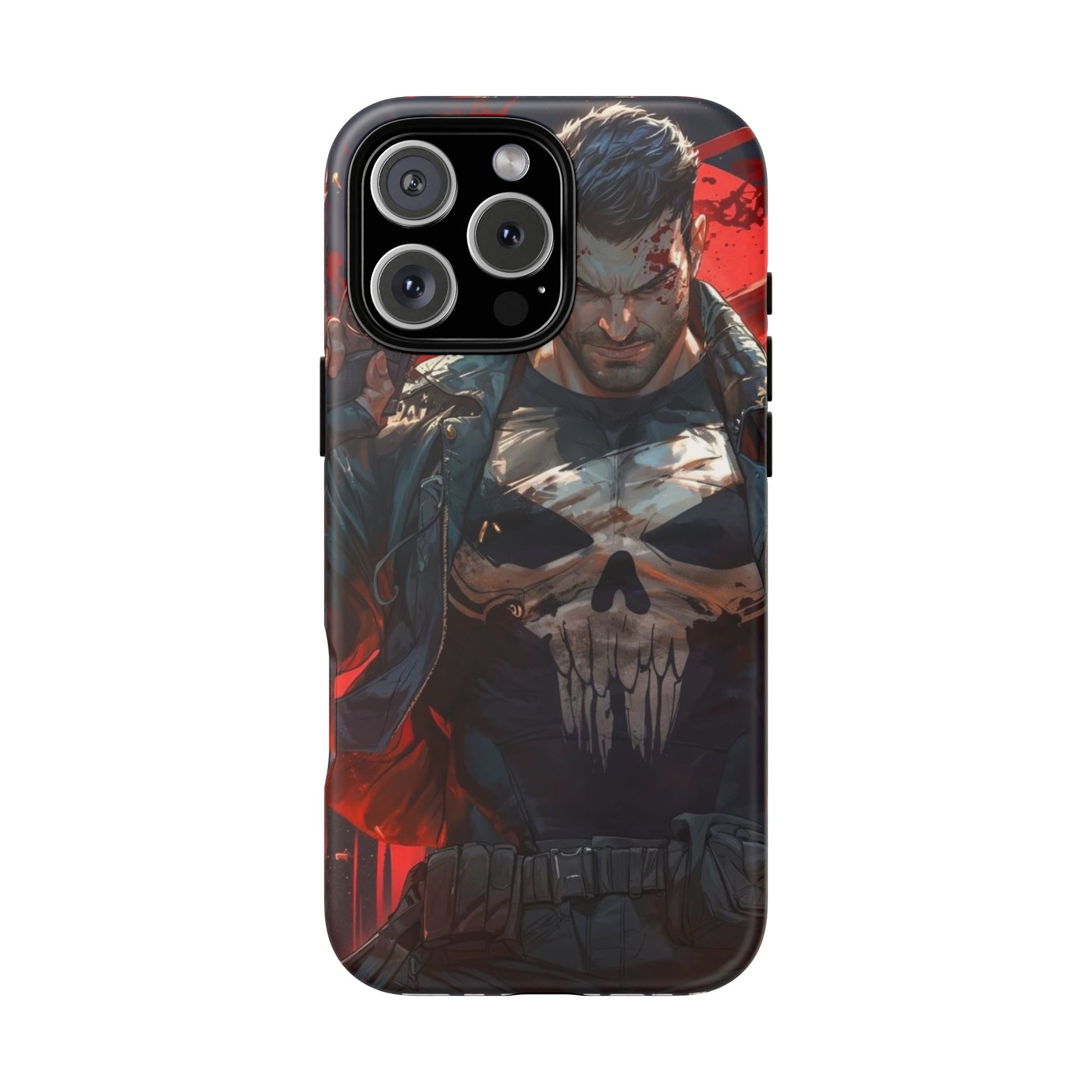 Punisher Tough Cases for iPhones, Samsung, and Pixel