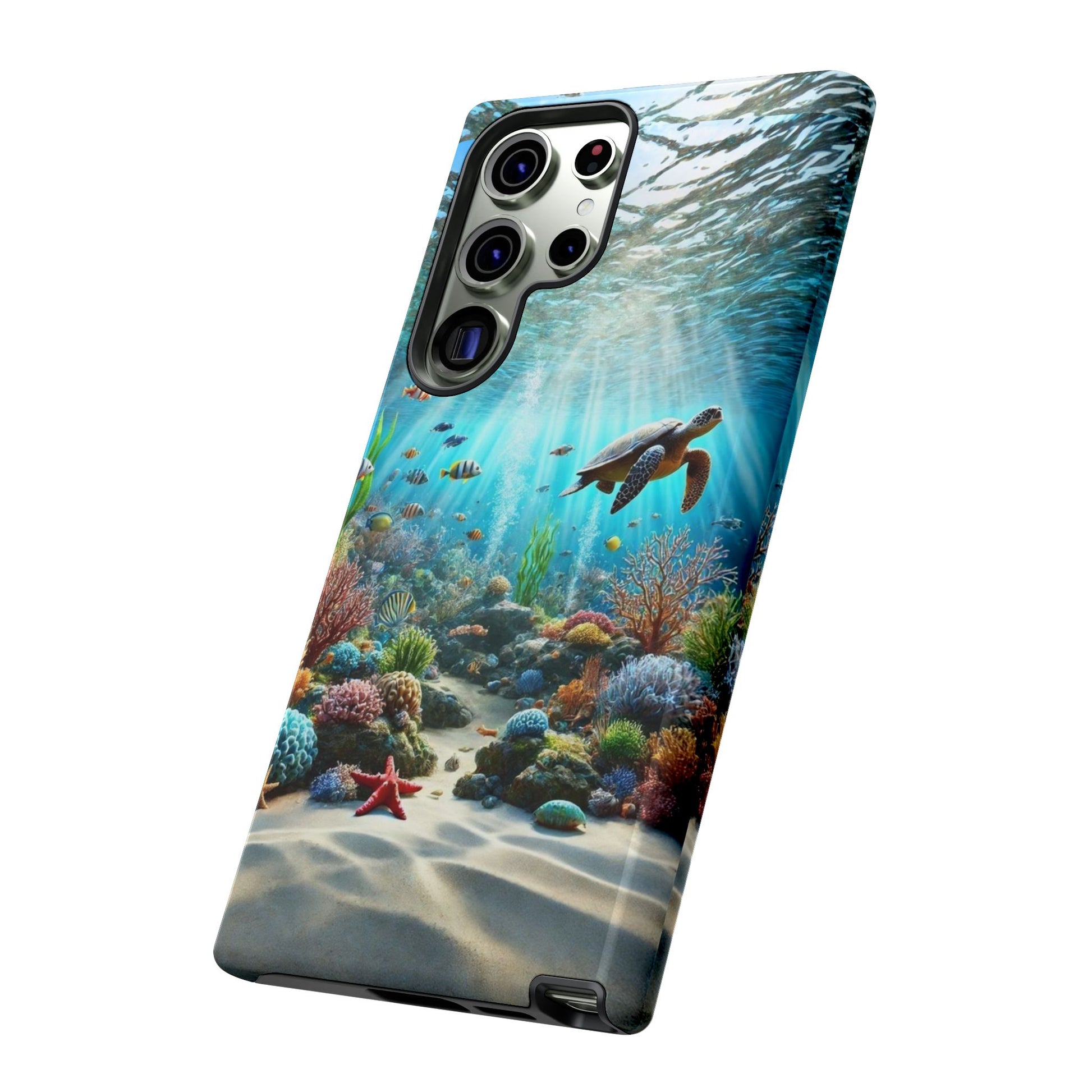 Under Sea Landscape Tough Cases for iPhones, Samsung, and Pixel