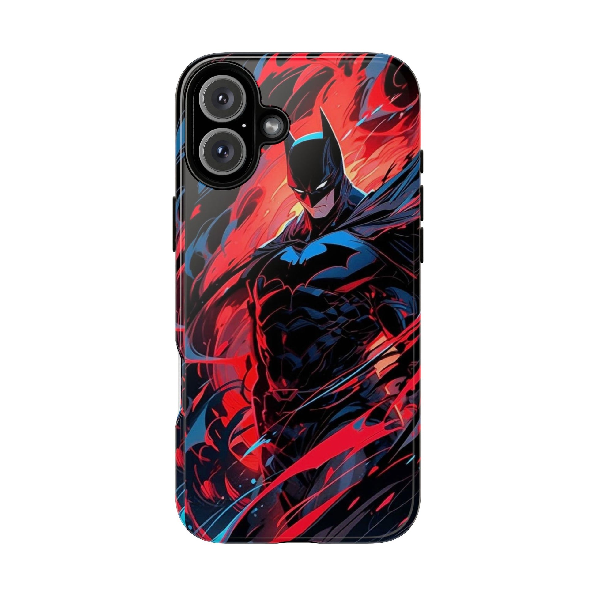The Dark Knight Batman Art Tough Cases for iPhones, Samsung, and Pixel