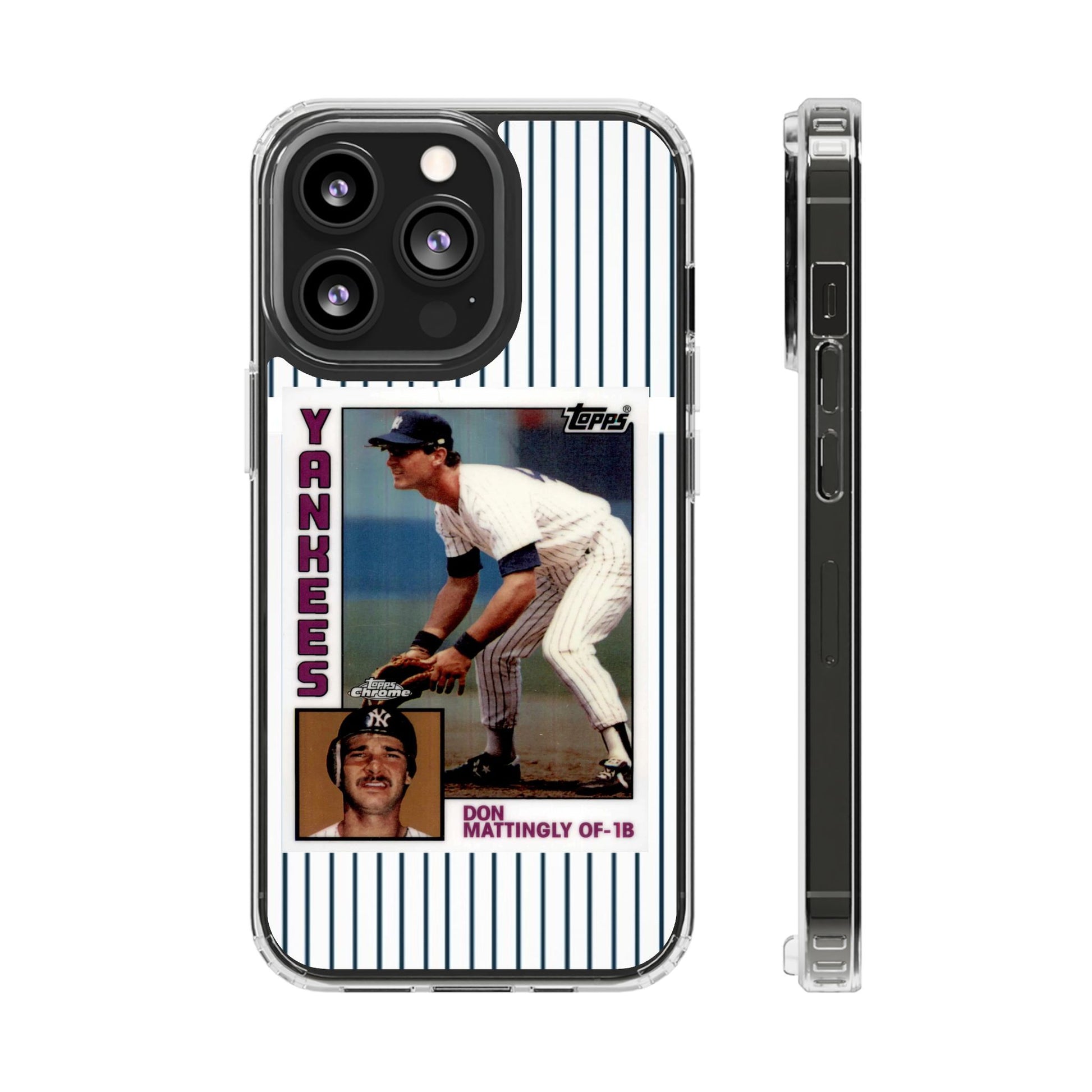 Mattingly Rookie Card Baseball inspired Protective Iphone and Samsung case