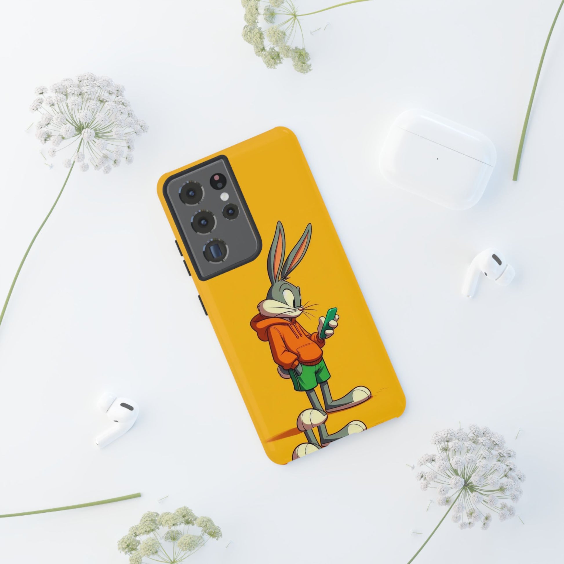 Bugs Bunny Tough Cases for iPhones, Samsung, and Pixel