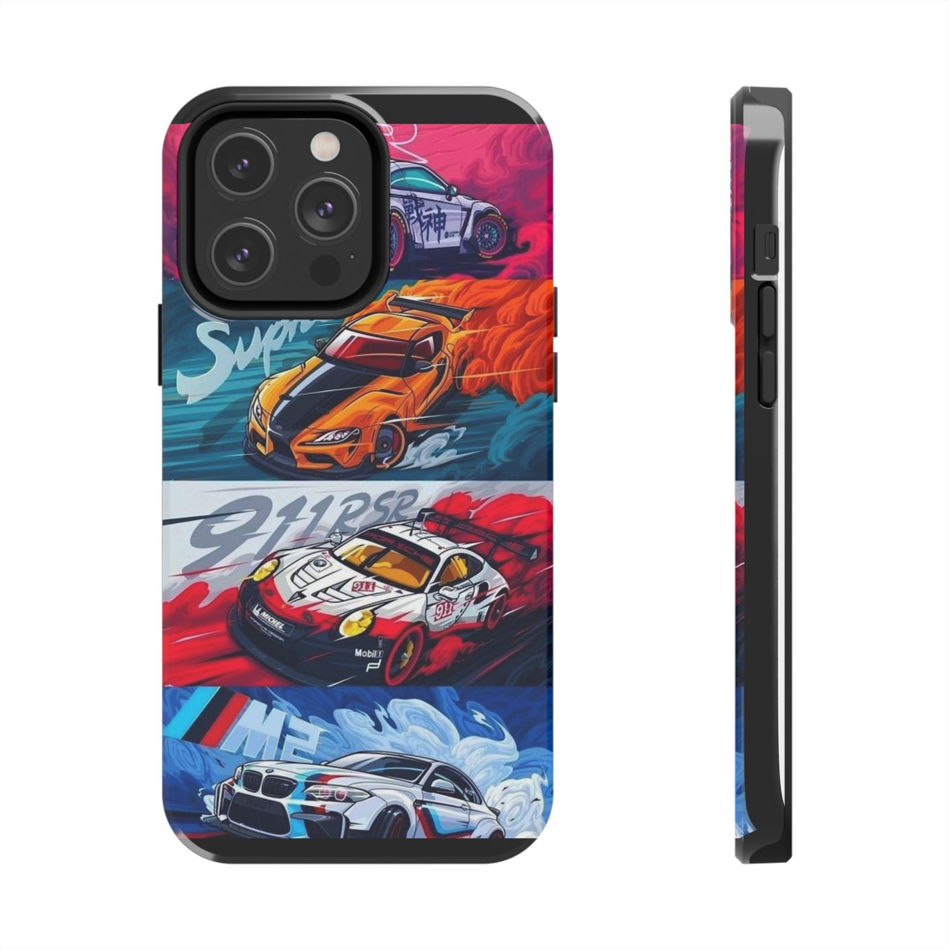 Import Cars Racing Art Inspired 2 Piece Iphone & Samsung Durable Phone Case