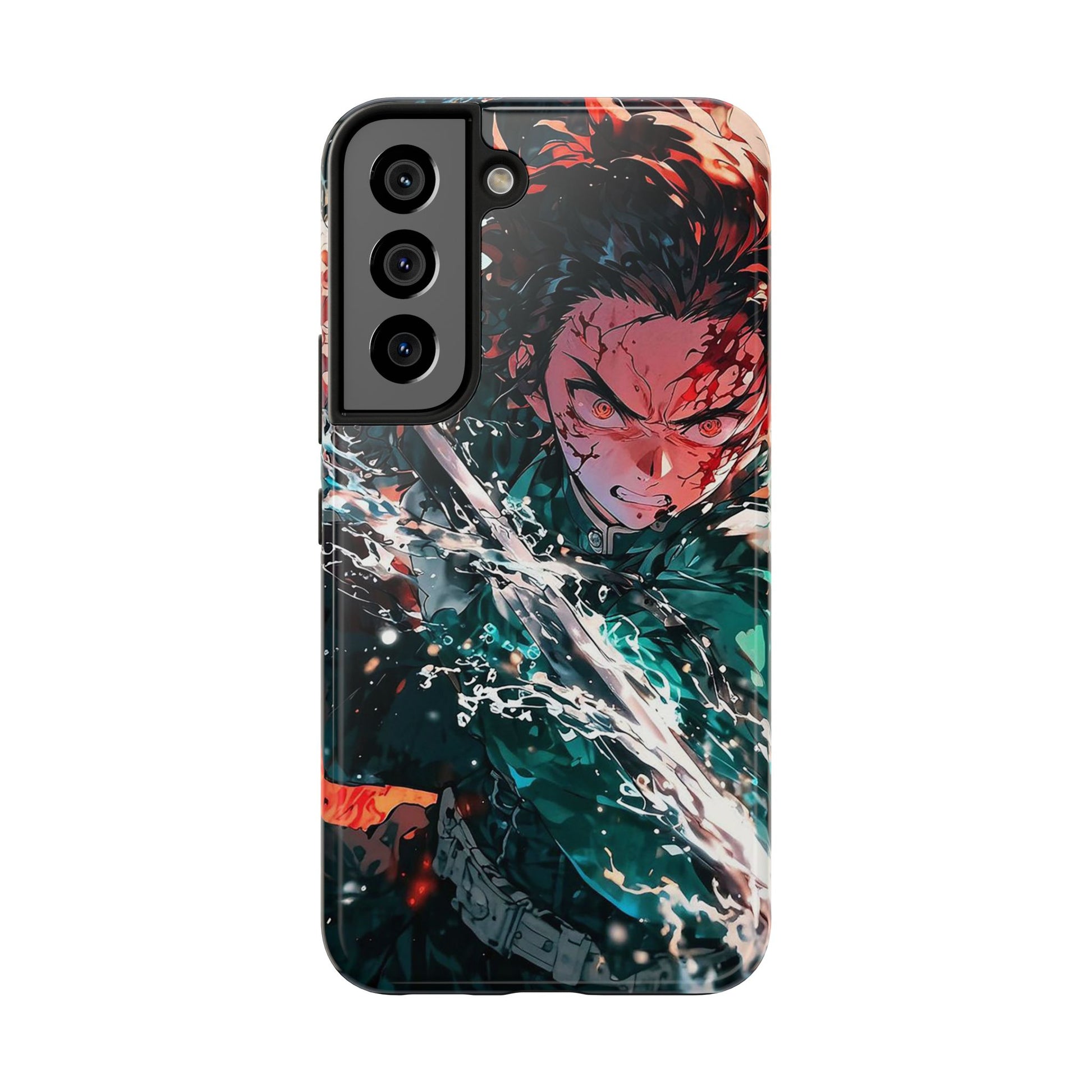 Demon Slayer Tanjiro Art Phone Case for iPhone & Samsung Galaxy Phones