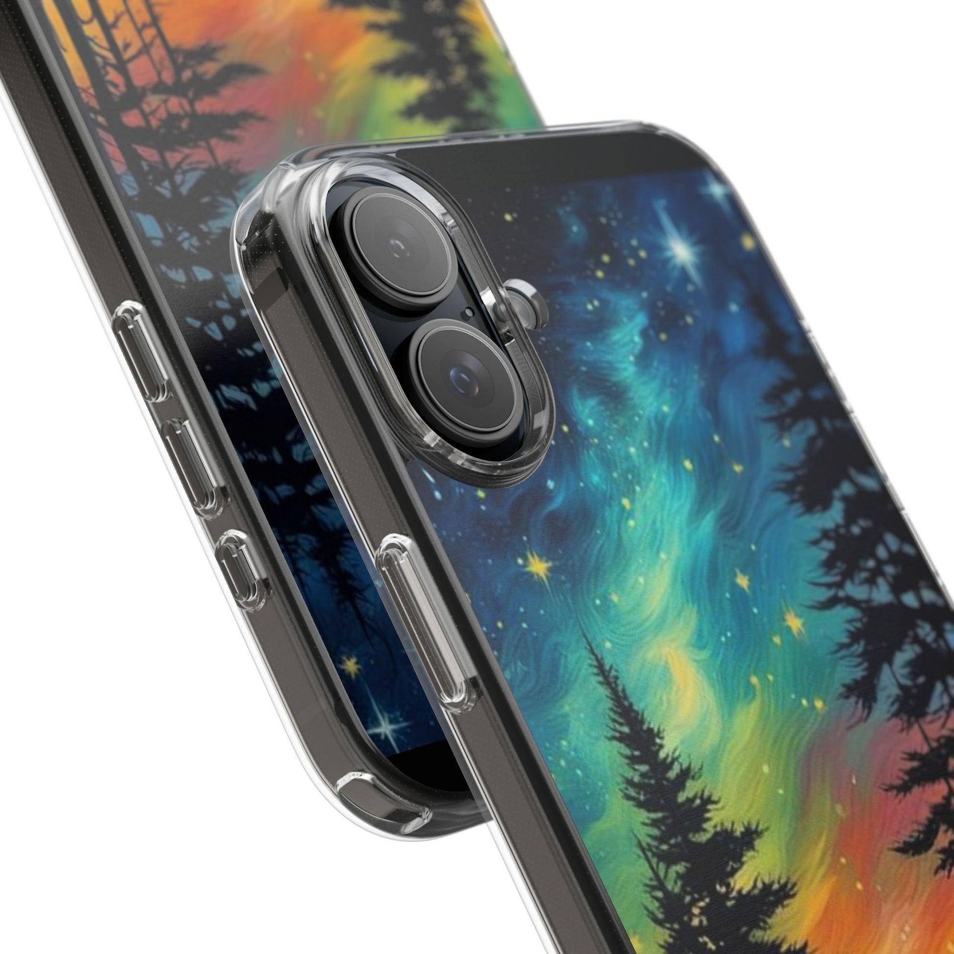 Starry Night Style Forest Art Iphone, Samsung case