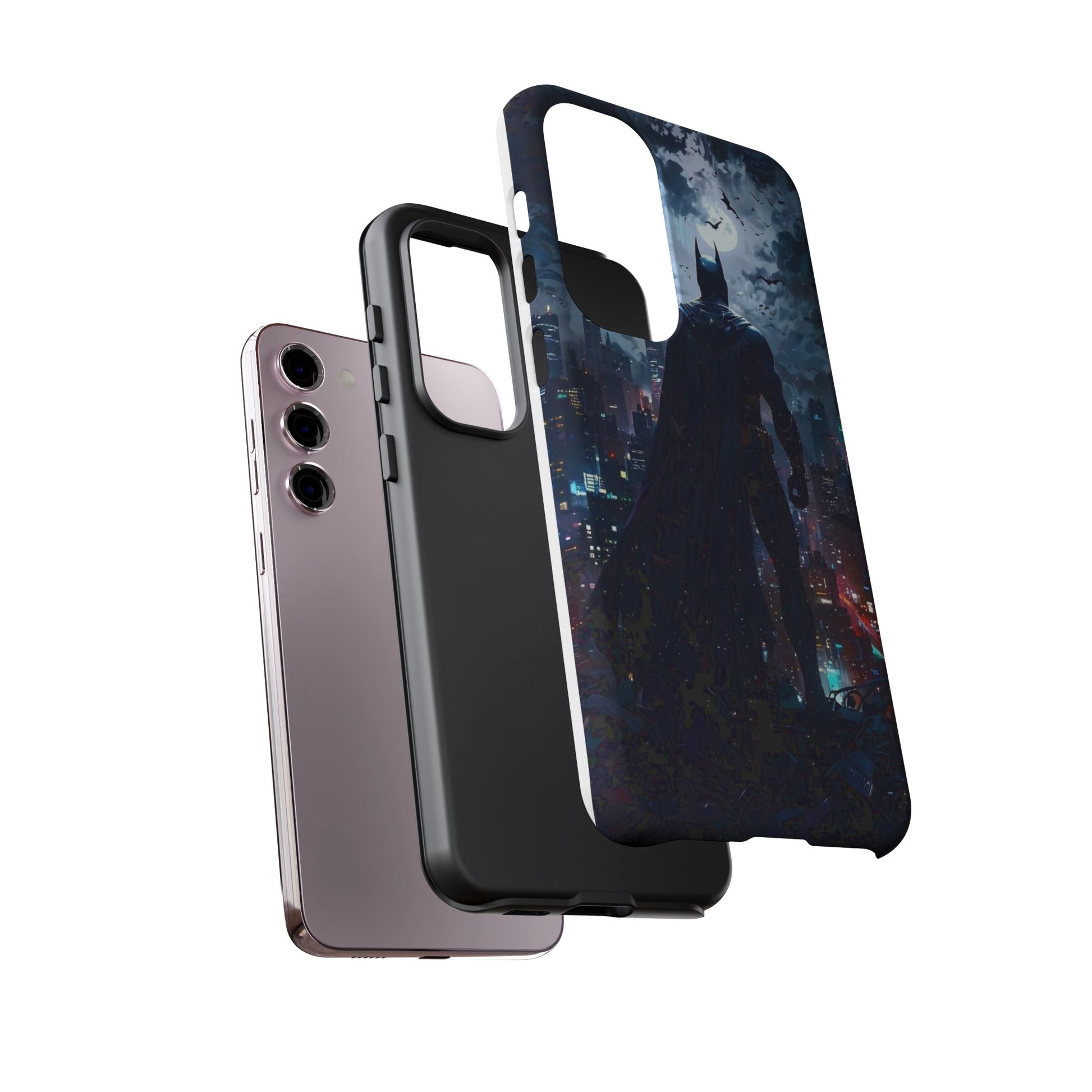Gotham City Batman Tough Cases for iPhones, Samsung, and Pixel