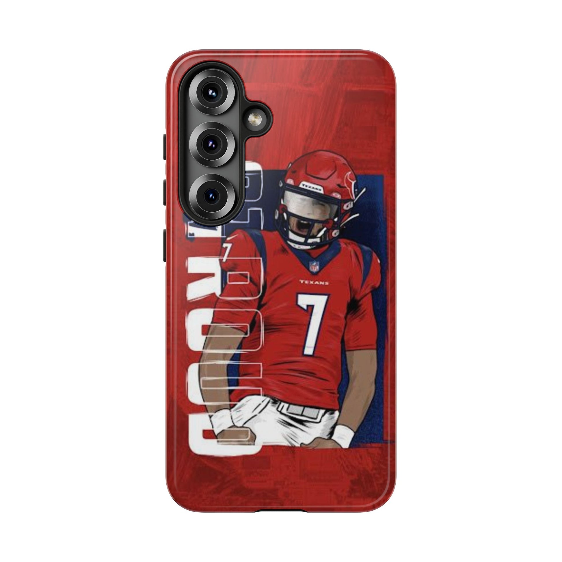 Houston Texans Football CJ Stroud Tough Cases for iPhones, Samsung, and Pixel
