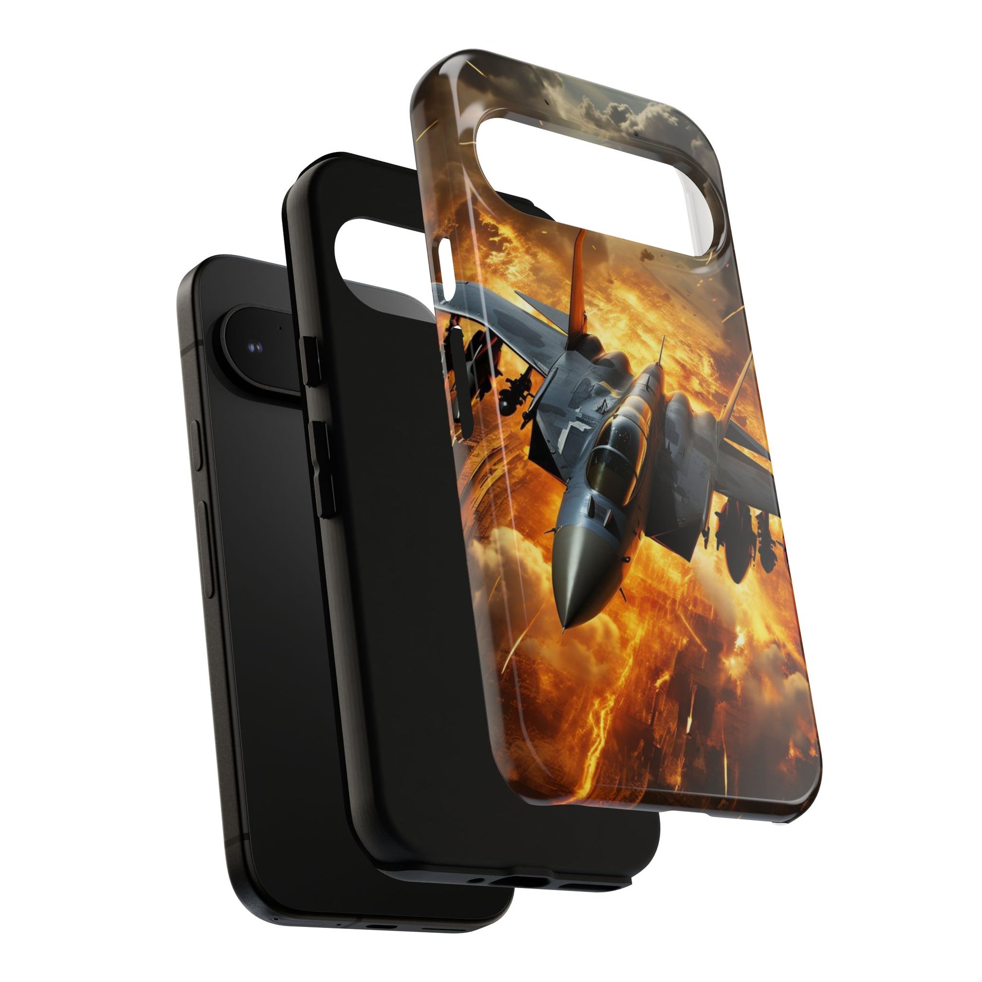 F-15 Fighter Jet Tough Cases for iPhones, Samsung, and Pixel