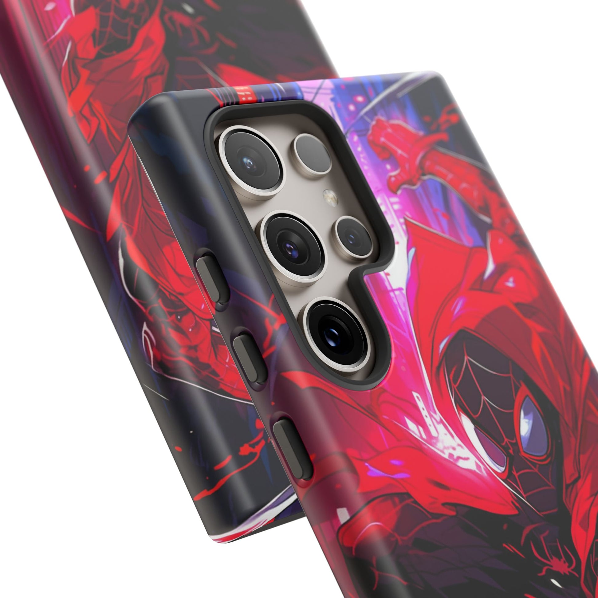 Miles Morales Spiderman Phone Case, Tough Cases for iPhones, Samsung, and Pixel