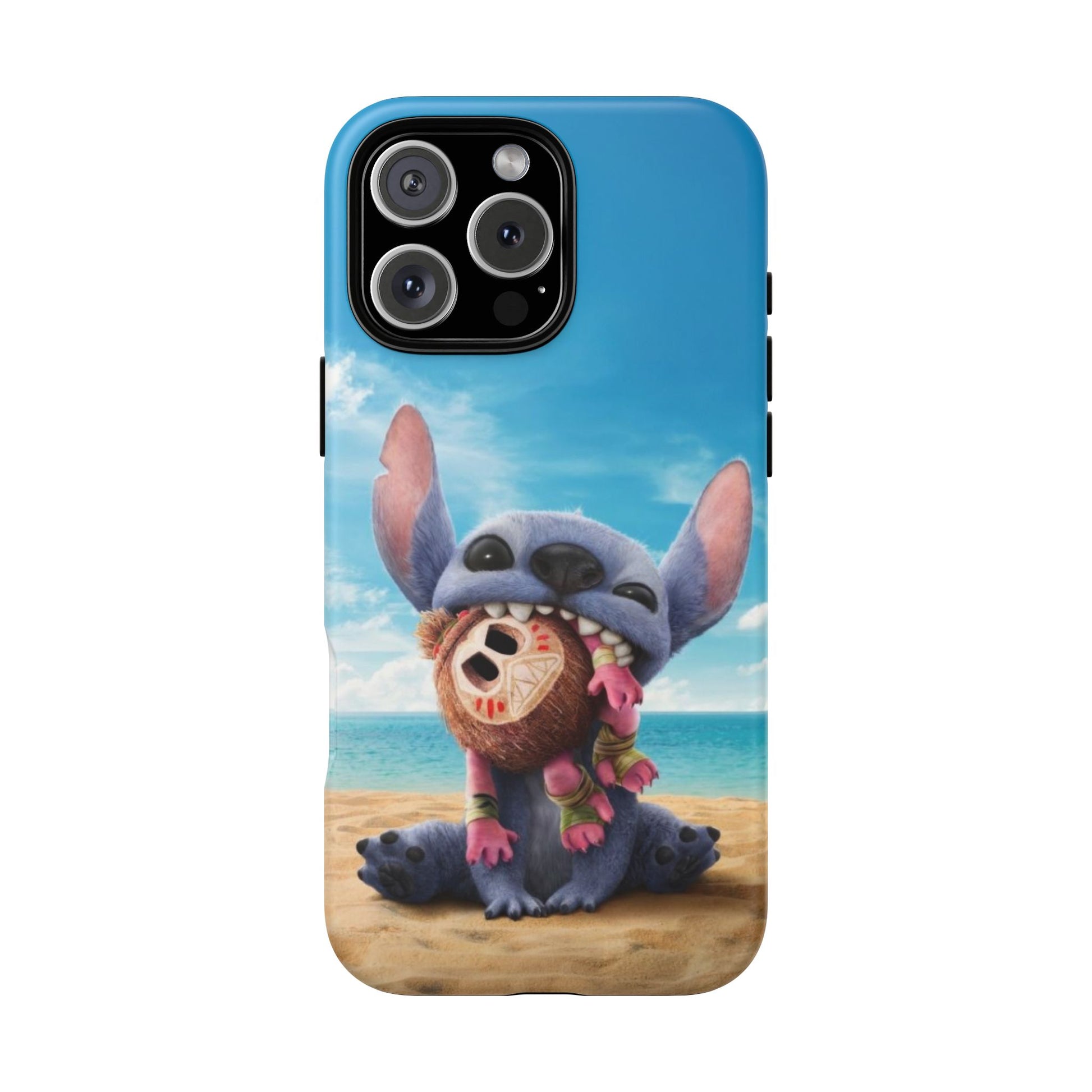 Stitch Beach Sunset Landscape Phone Case for iPhone, Samsung Galaxy, & Pixel Phones