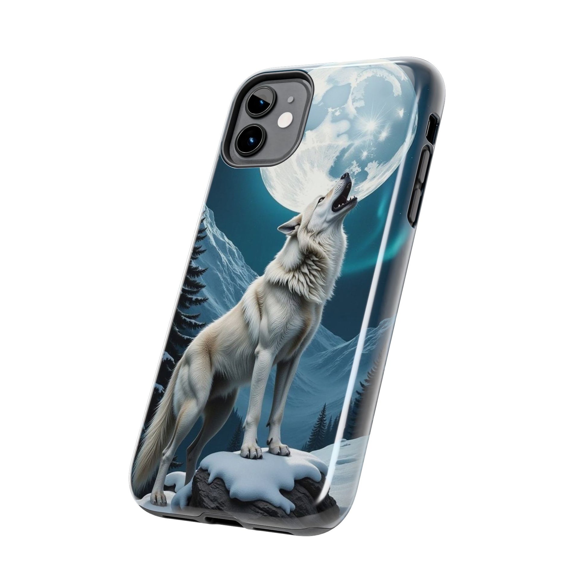 Howling Wolf Theme Phone Cases for iPhones & Samsung Phones