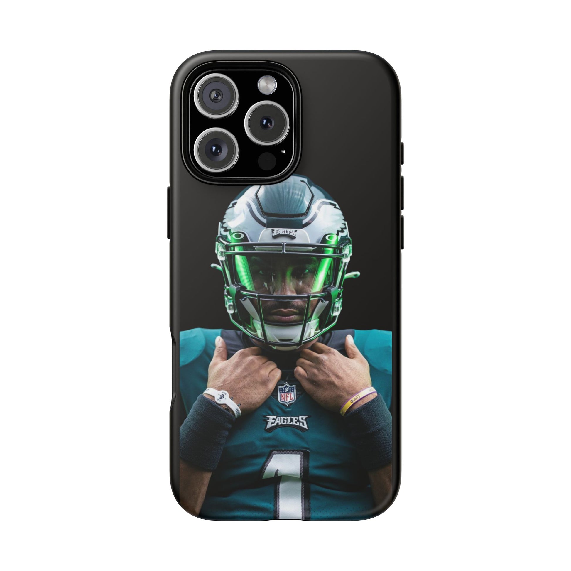 Eagles Football Jalen Hurts Tough Cases for iPhones, Samsung, and Pixel