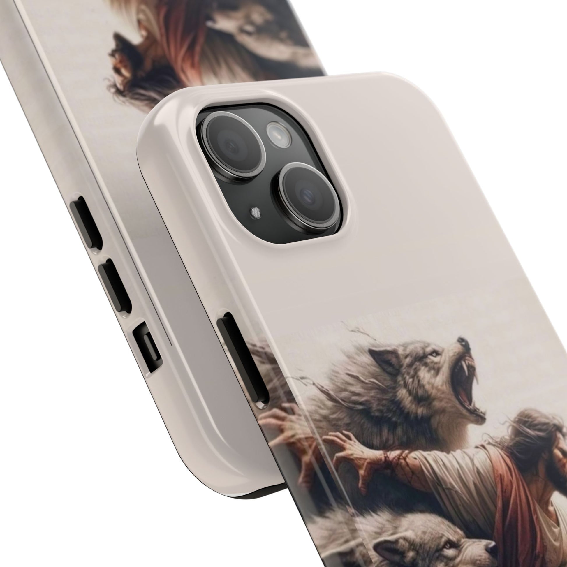 Jesus x Wolves Christian Themed Tough Phone Cases for Iphones & Samsung Phones