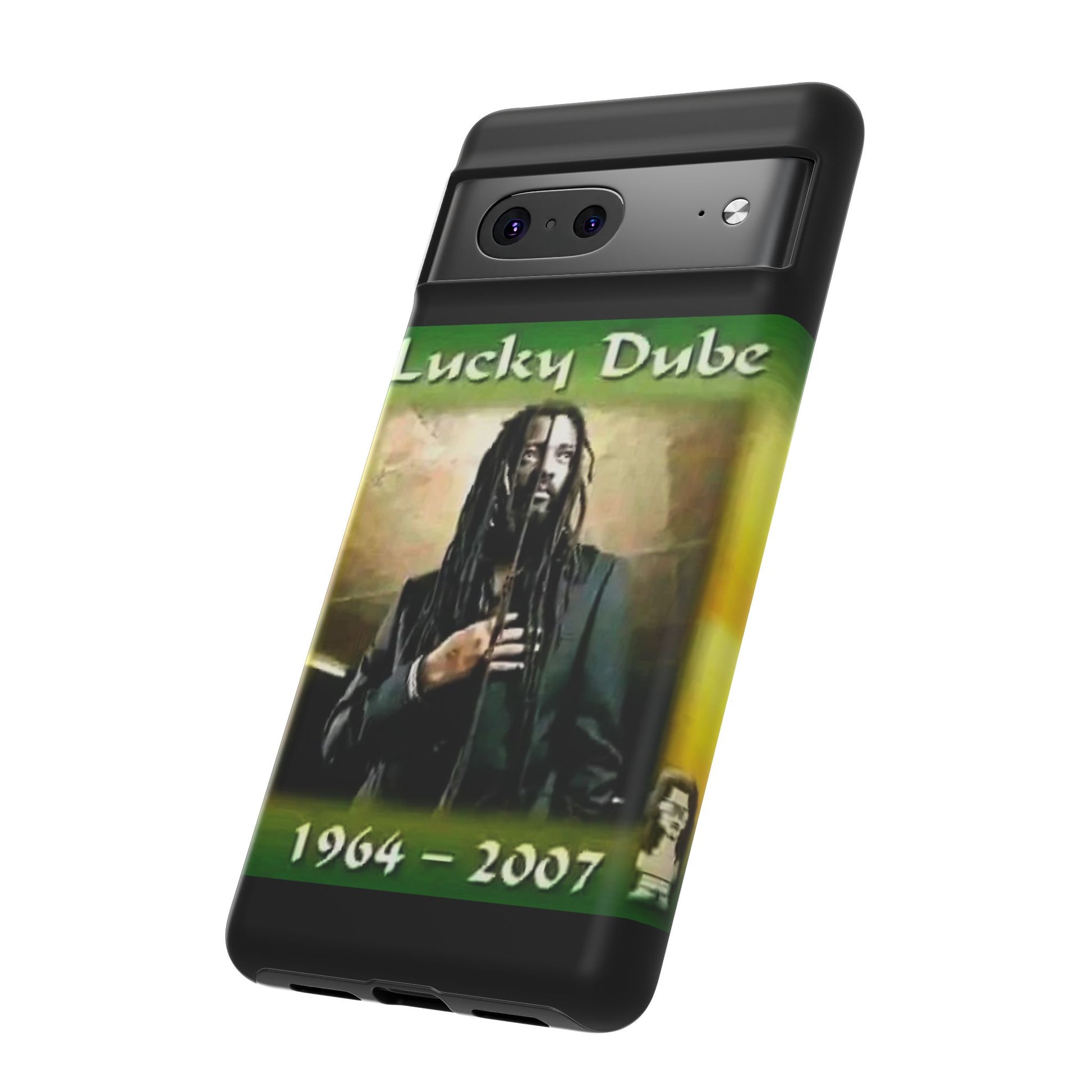 Lucky Dube Tough Cases for iPhones, Samsung, and Pixel