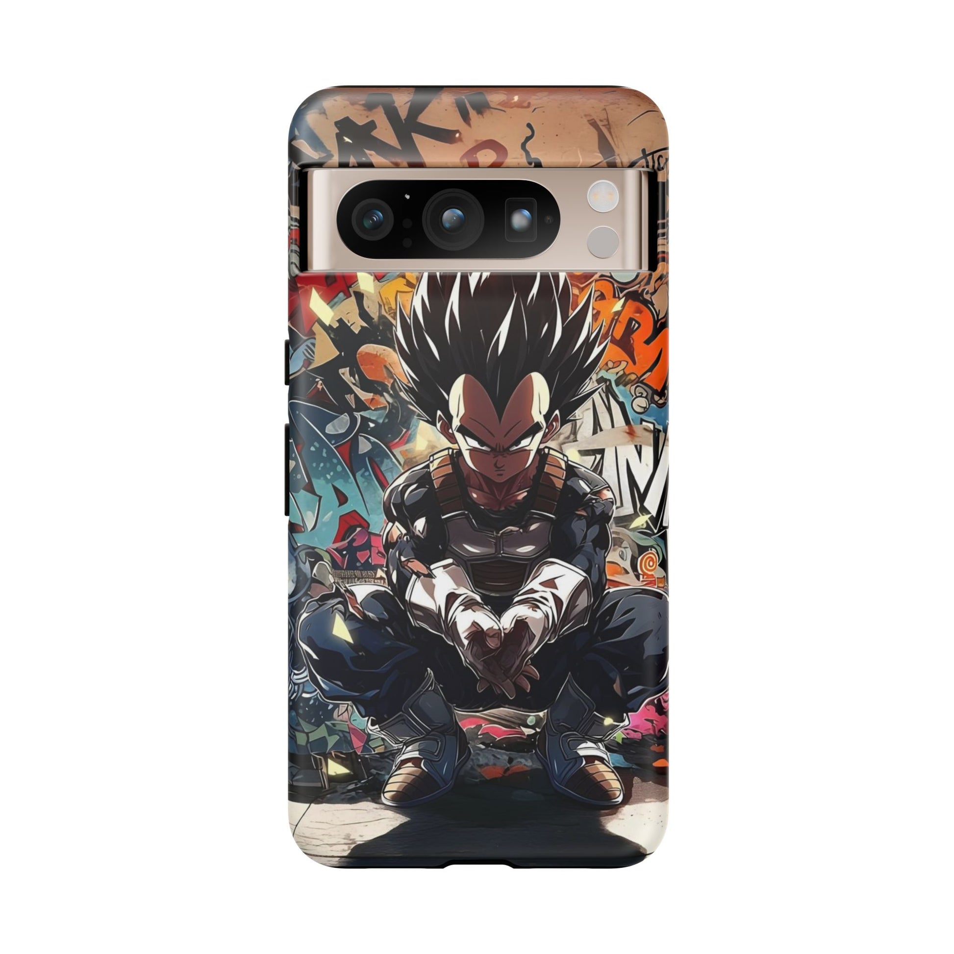 Anime Vegeta Dragon ball Z Tough Cases for iPhones, Samsung, and Pixel