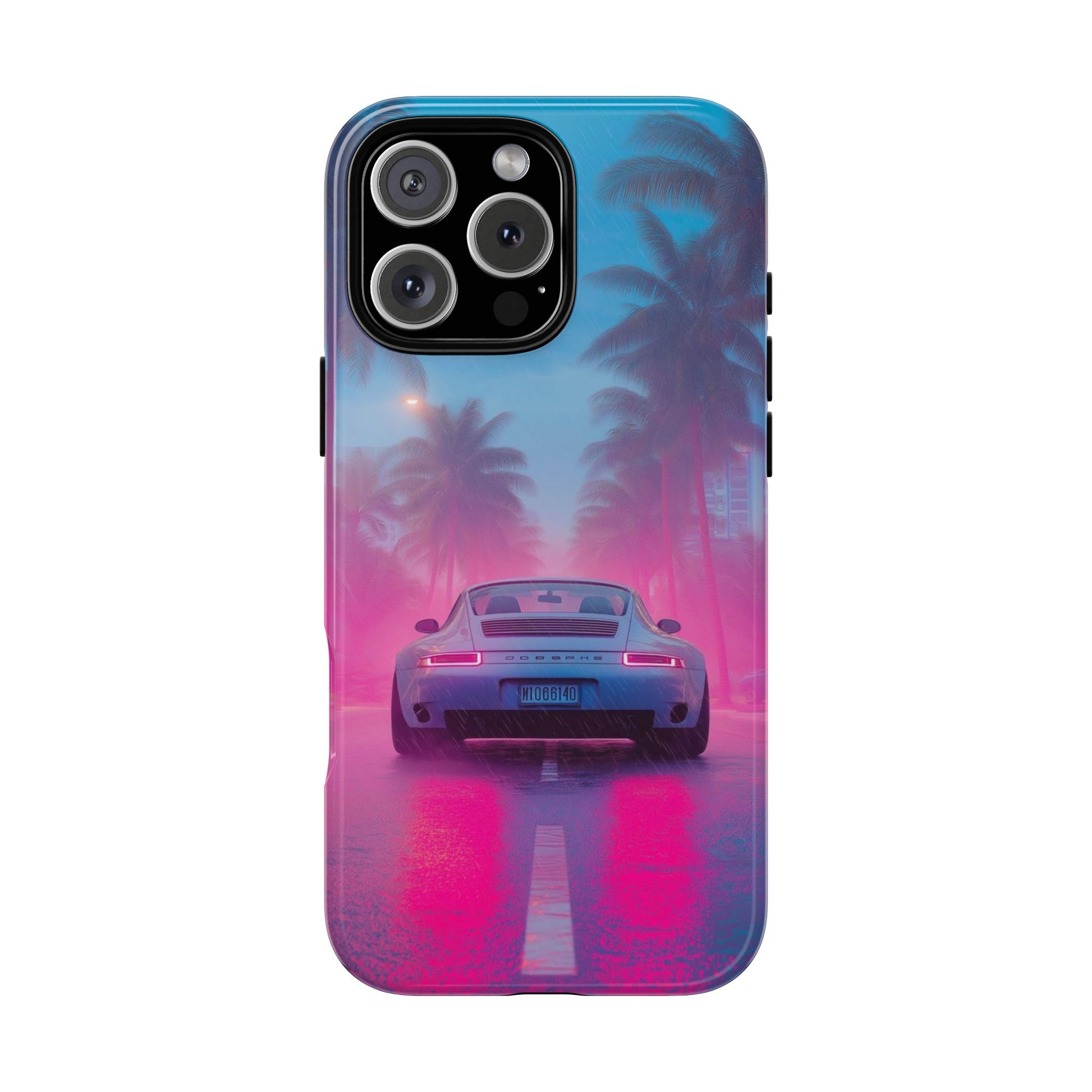 Miami Vice Porsche Phone Case for iPhone, Samsung Galaxy, & Pixel Phones