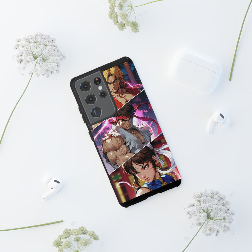 Street Fighter Gamer Theme Tough Cases for iPhones, Samsung, and Pixel