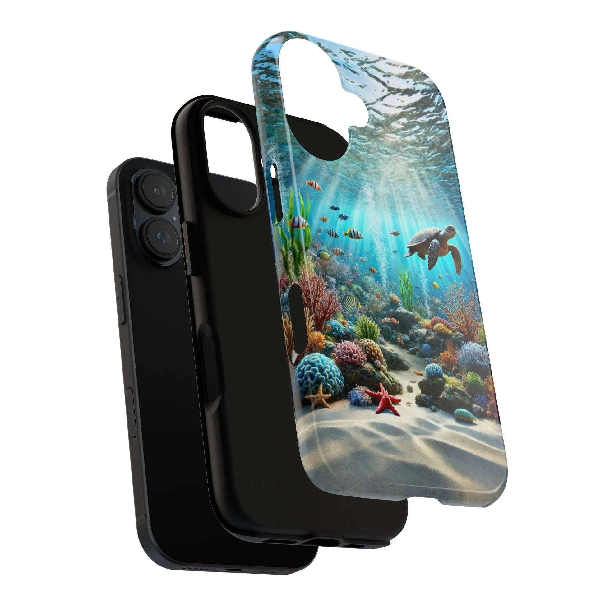 Under Sea Landscape Tough Cases for iPhones, Samsung, and Pixel