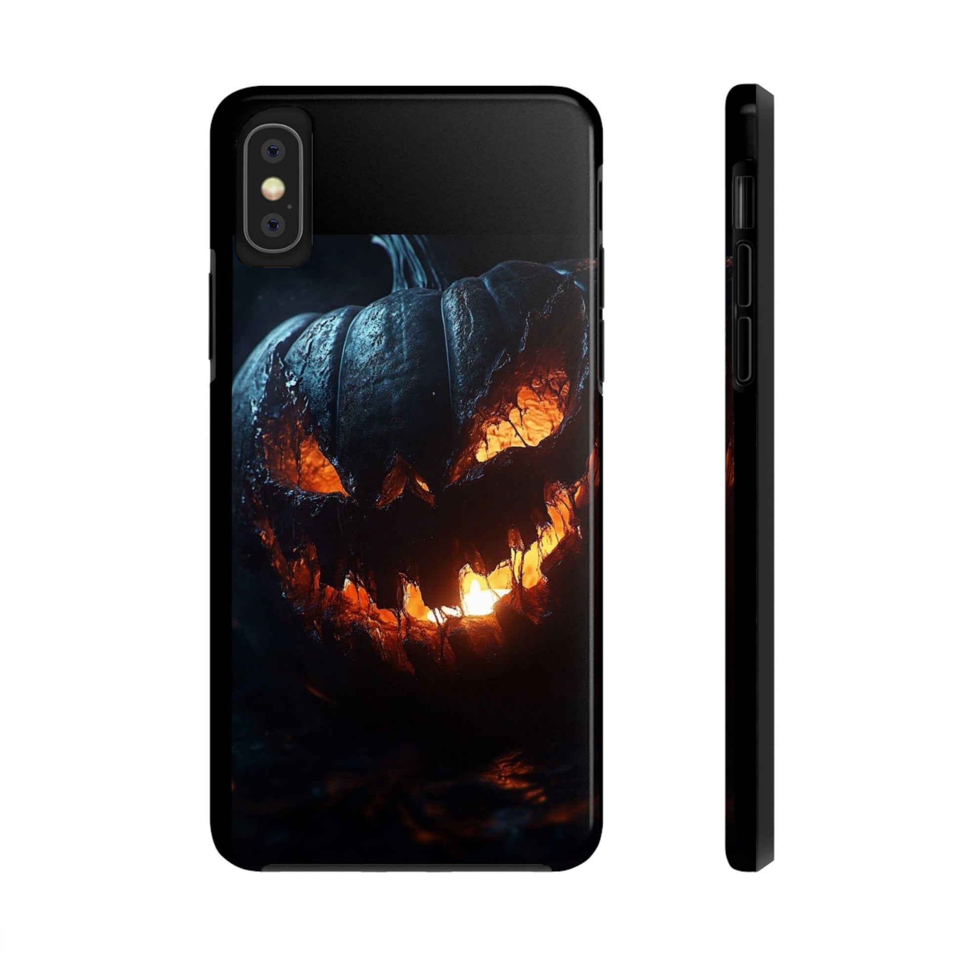 Scary Pumpkin Halloween Theme Phone Cases for iPhones & Samsung Phones