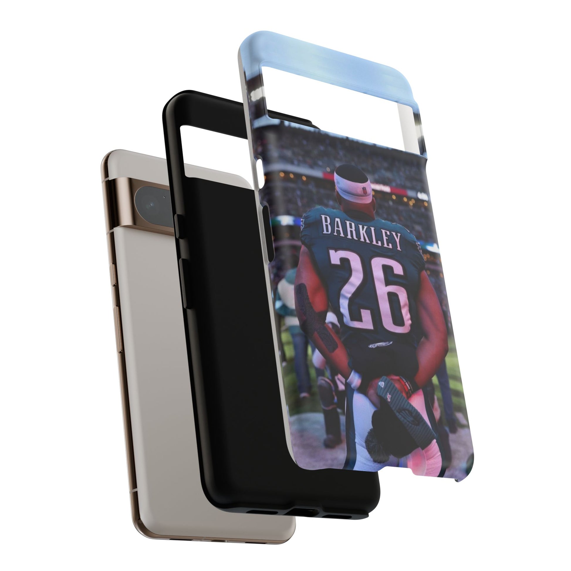 Eagles Football Saquon Barkley Tough Cases for iPhones, Samsung, and Pixel